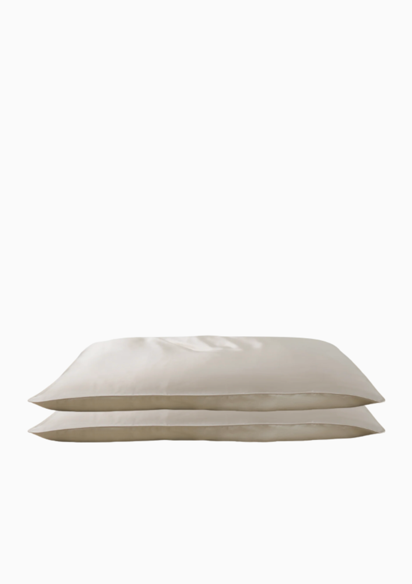 Silk Linen Flip King Single Pillowcase | Smoke