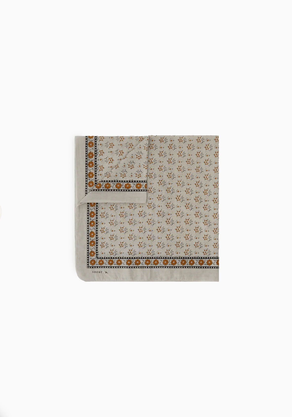 Classic Cotton Scarf | Marron/Gris