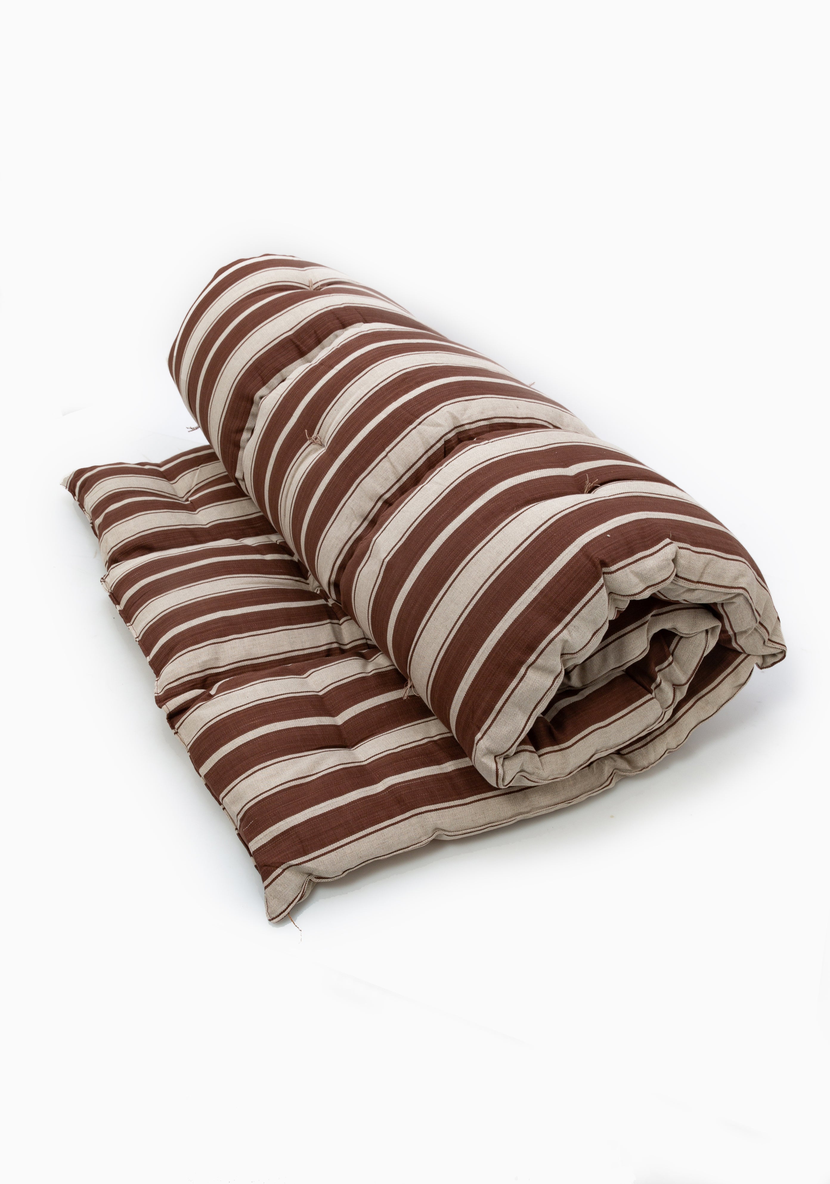 New Bedroll Twin, Chocolate Brown/Ecru | 36" x 75"
