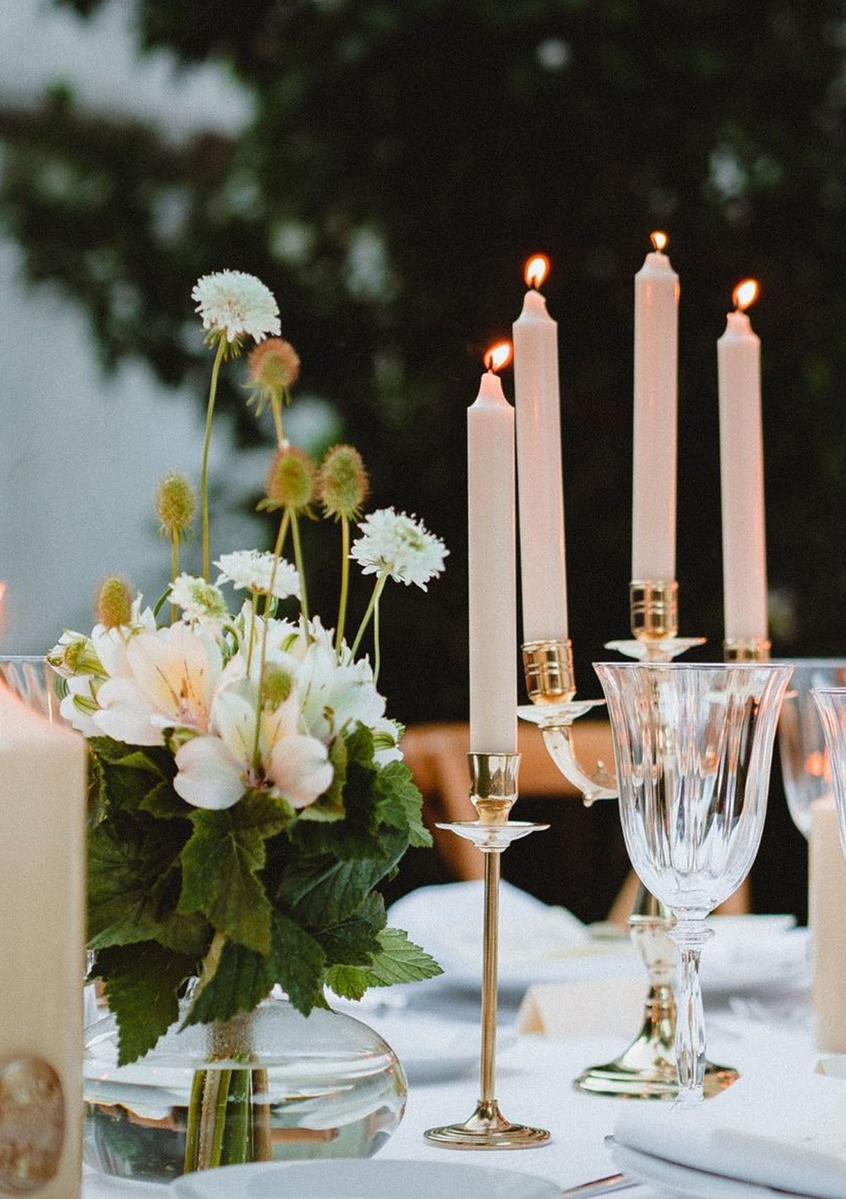 Madeleine Taper Candle | Stone, Set Of 6