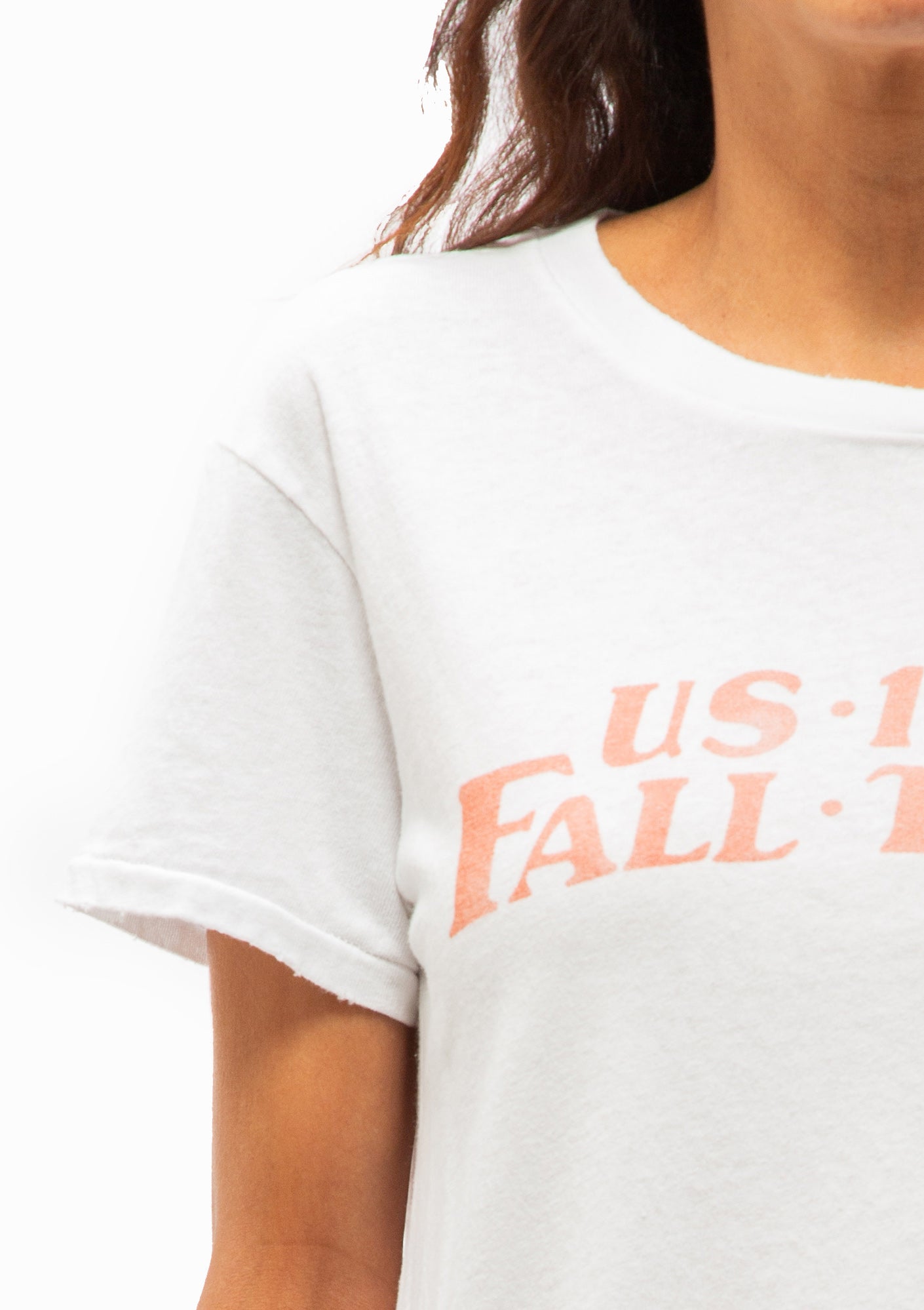 US 1974 Printed Brady Tee | White/Red Print