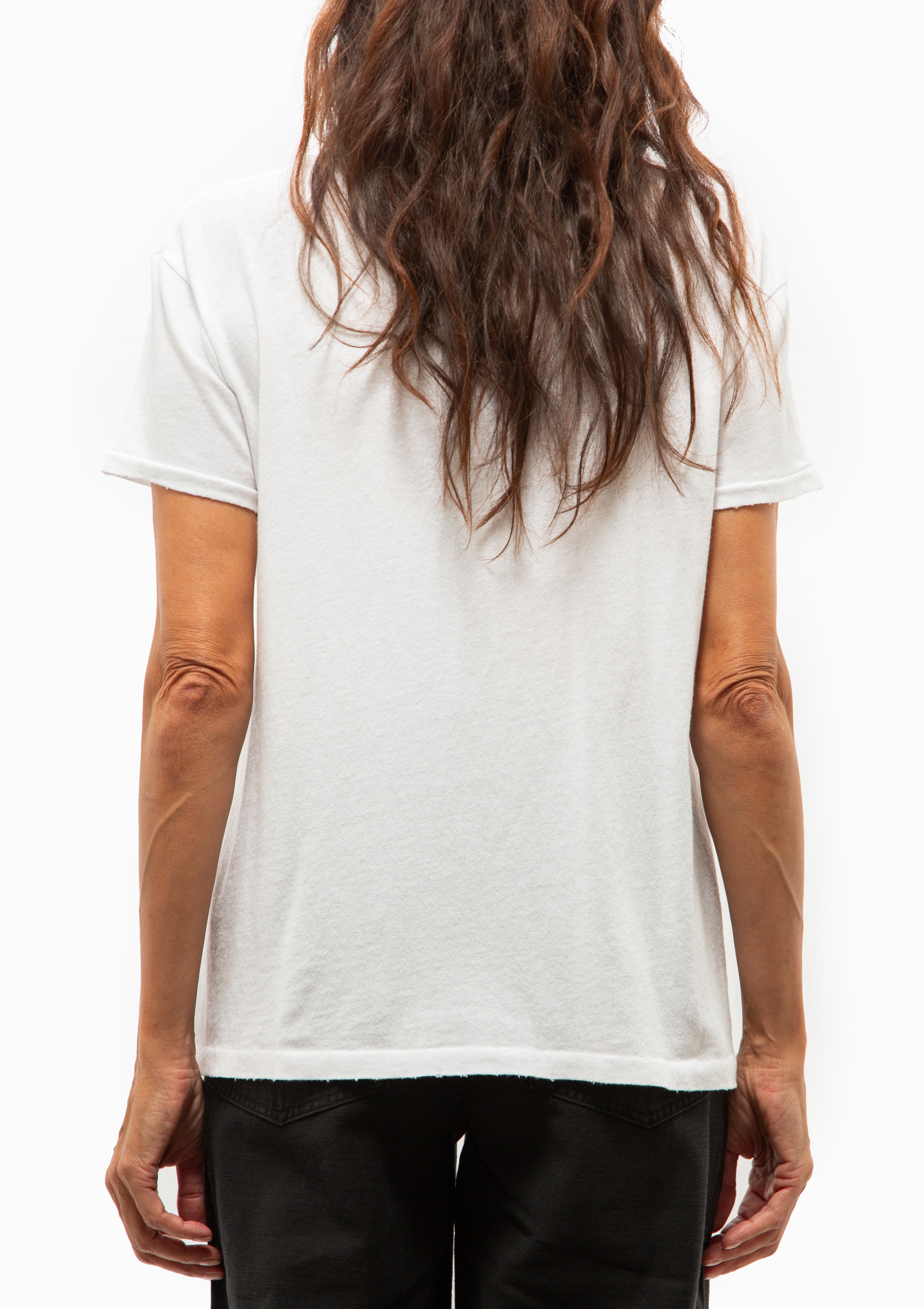 US 1974 Printed Brady Tee | White/Red Print