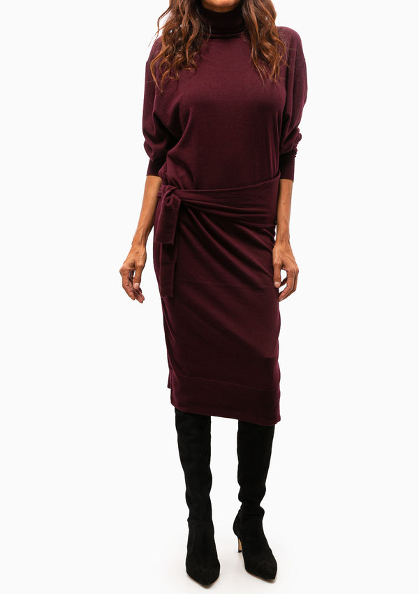 Batilda Knit Dress | Bordeaux