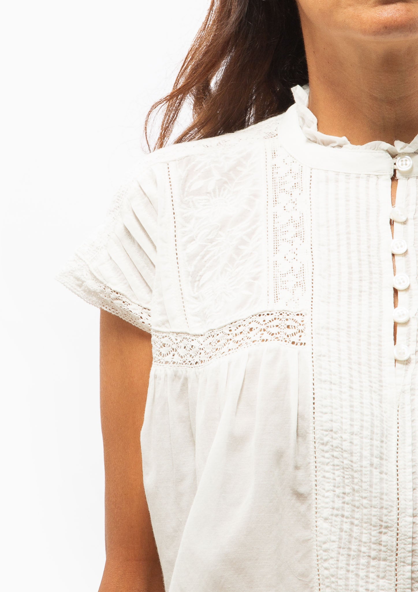 Ganu Blouse | Blanc