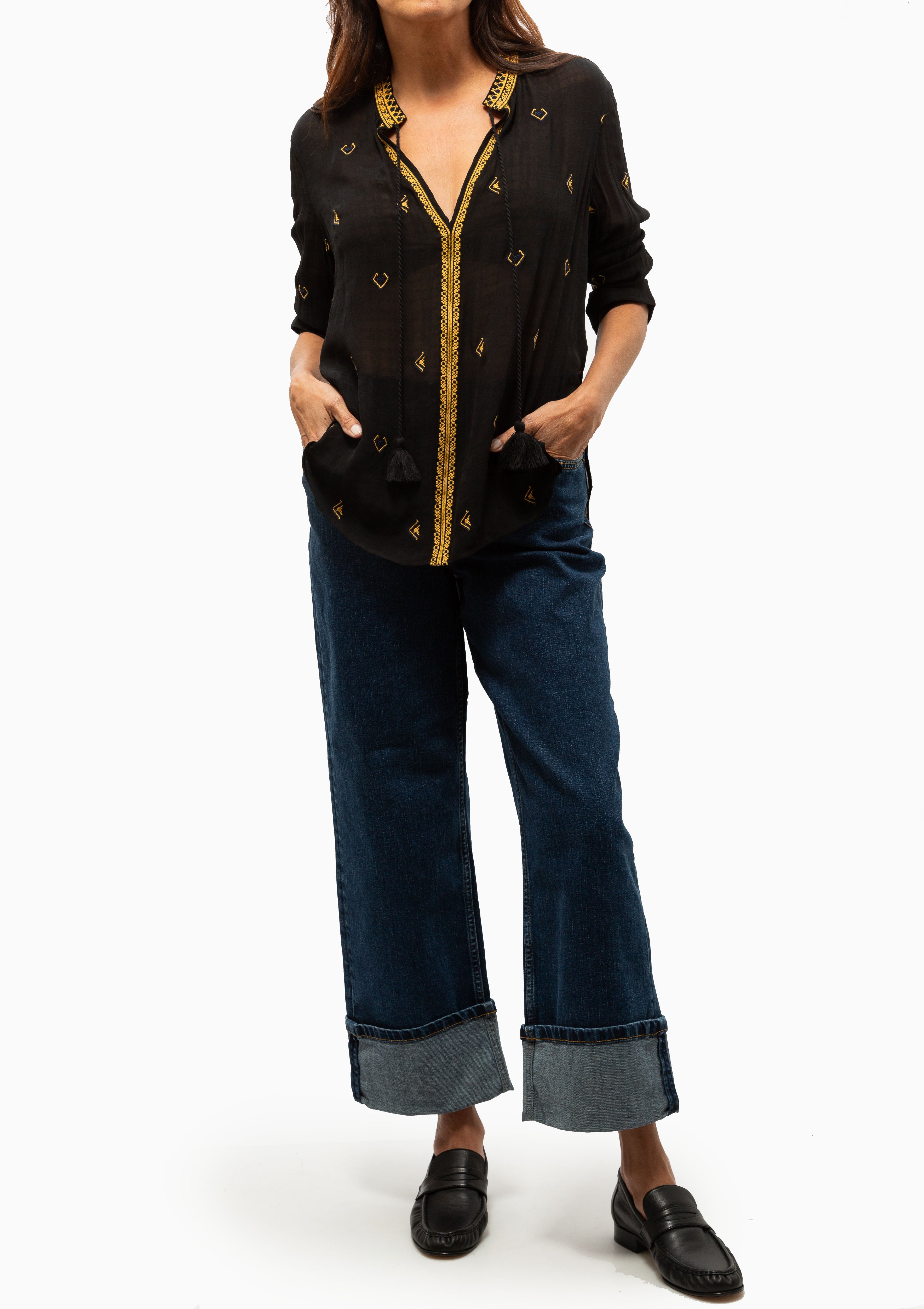 Gaspard Blouse | Noir