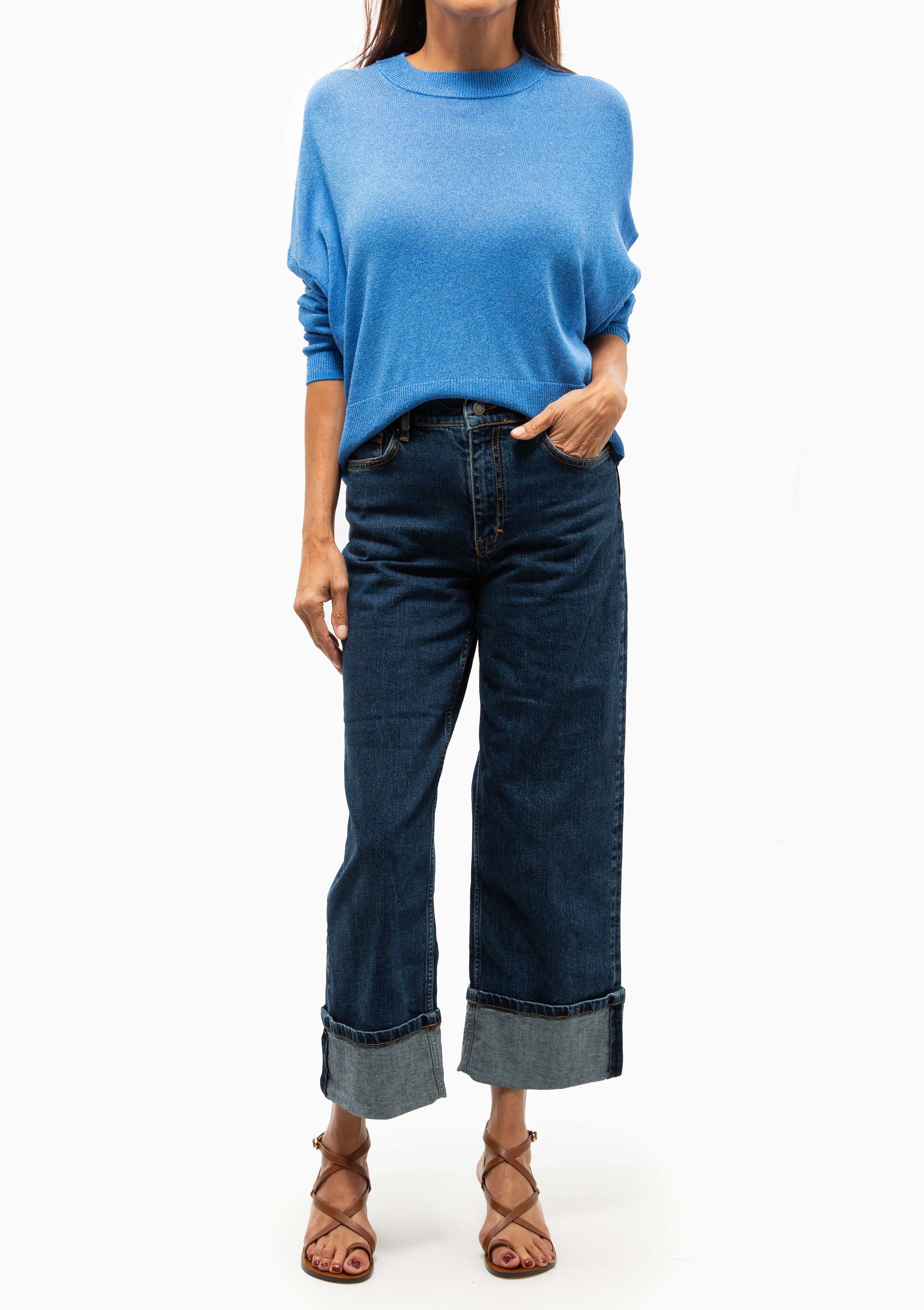 vanessa bruno アルパカ入りあったかゆったりニット Vanessa Bruno | Giacoppo Pullover | Cobalt