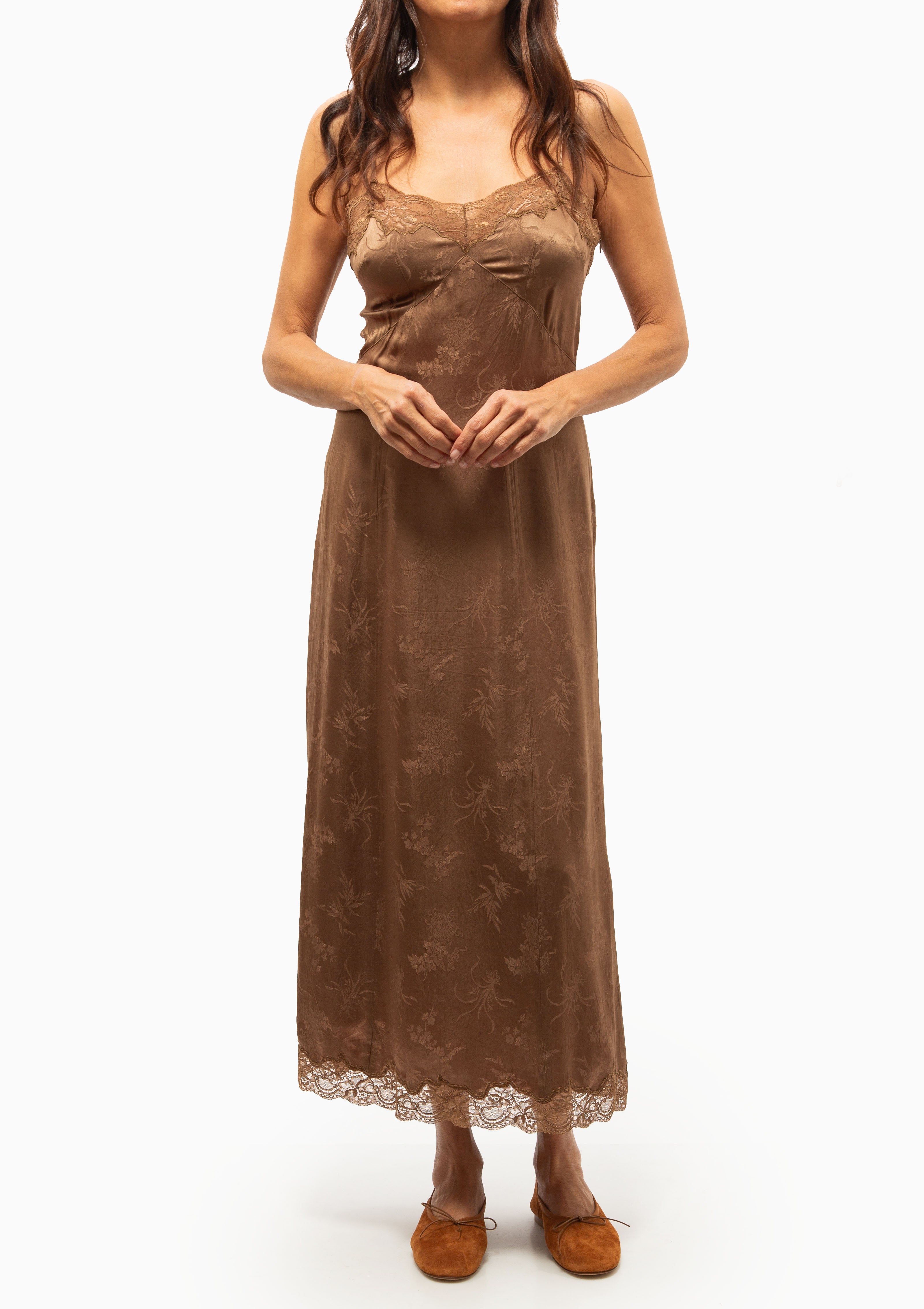 Givre Dress | Marron Glace