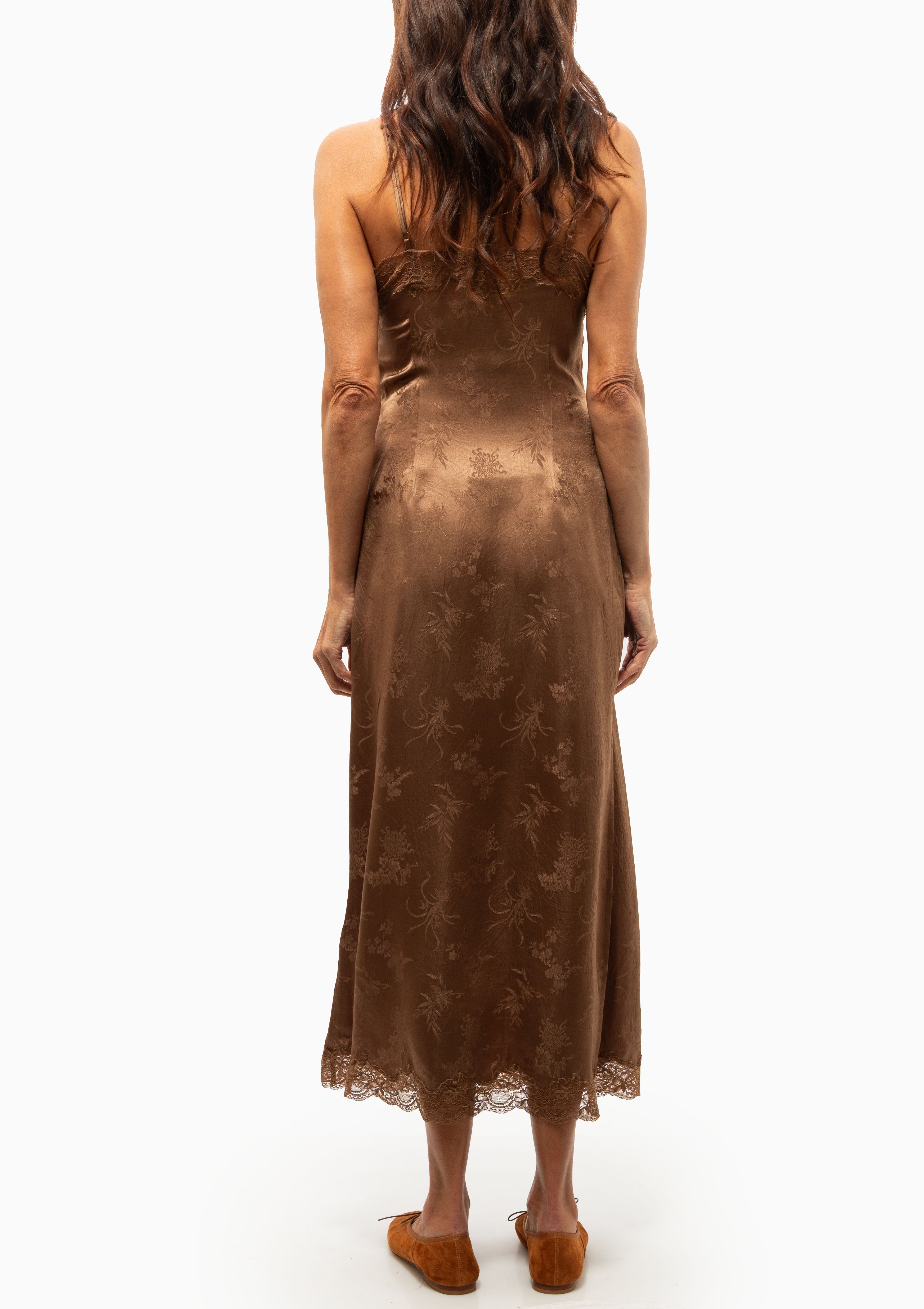 Givre Dress | Marron Glace