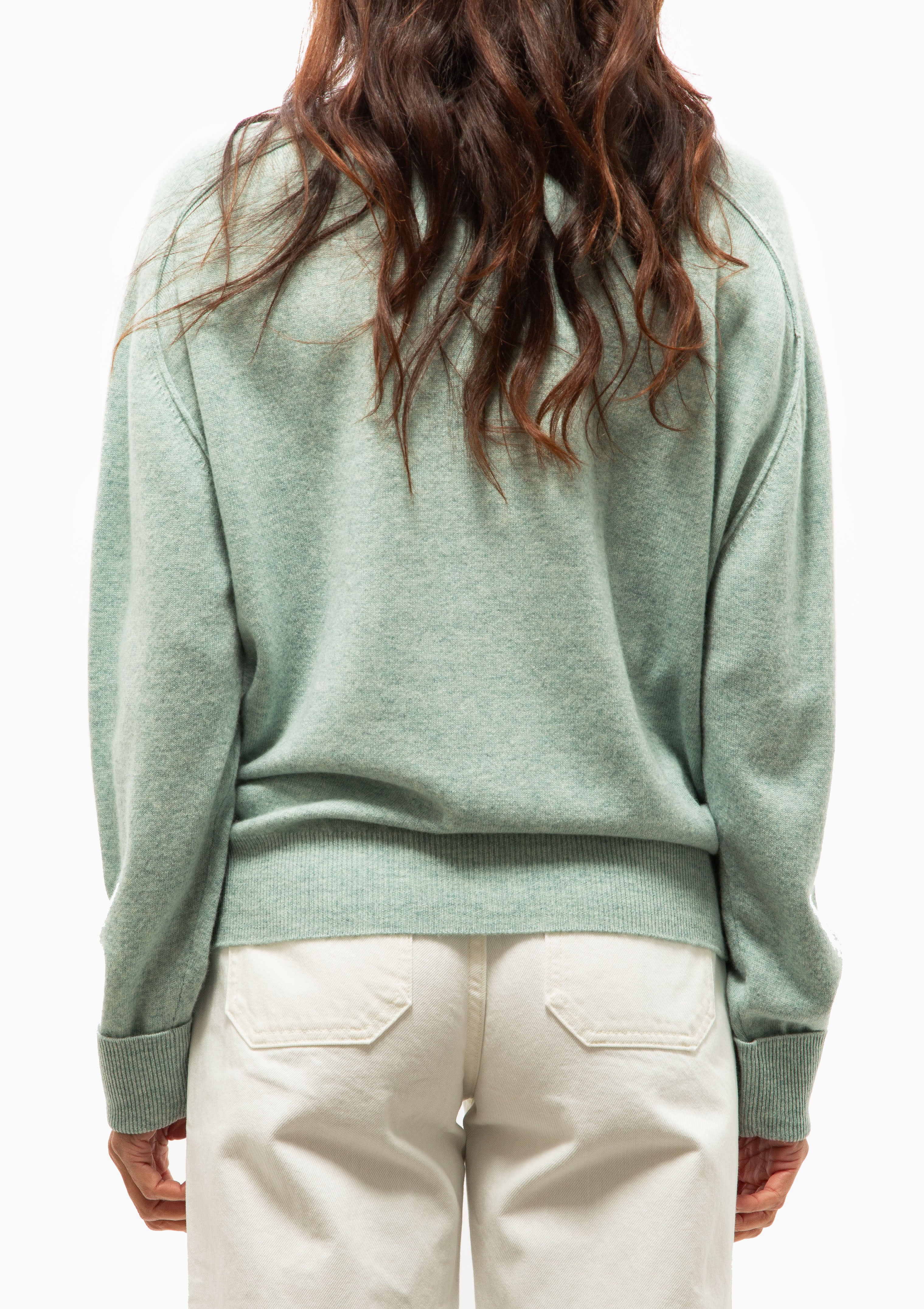 Guetty Sweater | Vert D'Eau