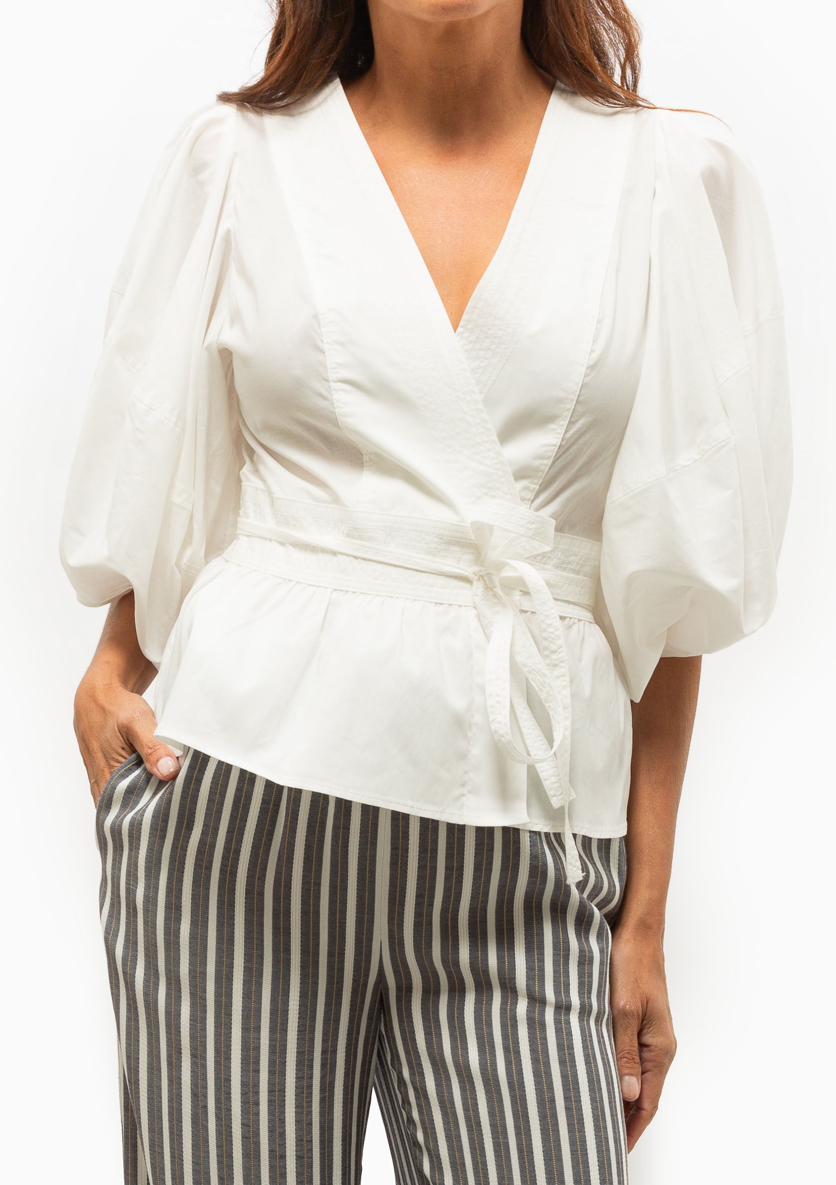 Gunner Blouse | Ecru