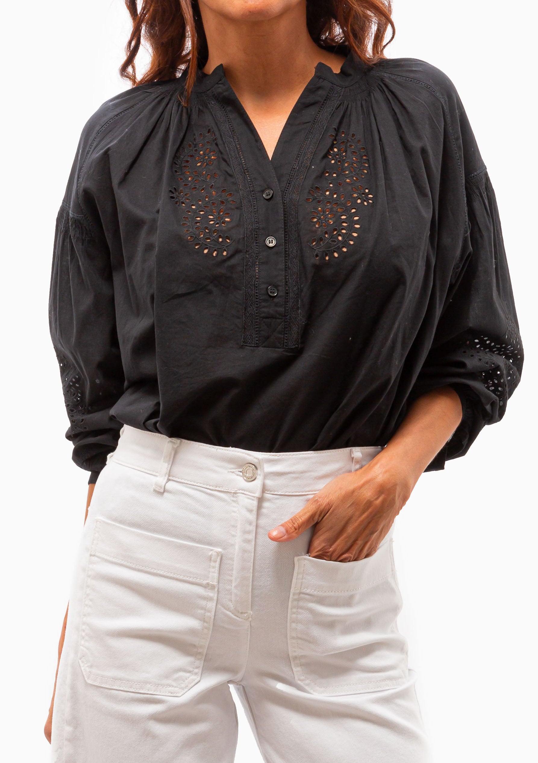 Nipoa Blouse | Noir