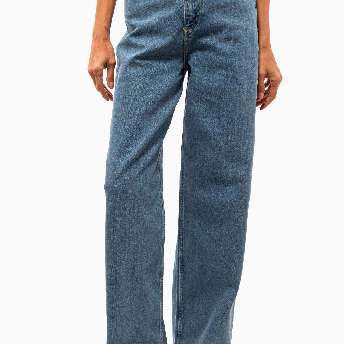 Jeans Ajusté Vanessa Bruno - Taille 38 - Bleu - Tour De Taille 28" - Occasion TBE