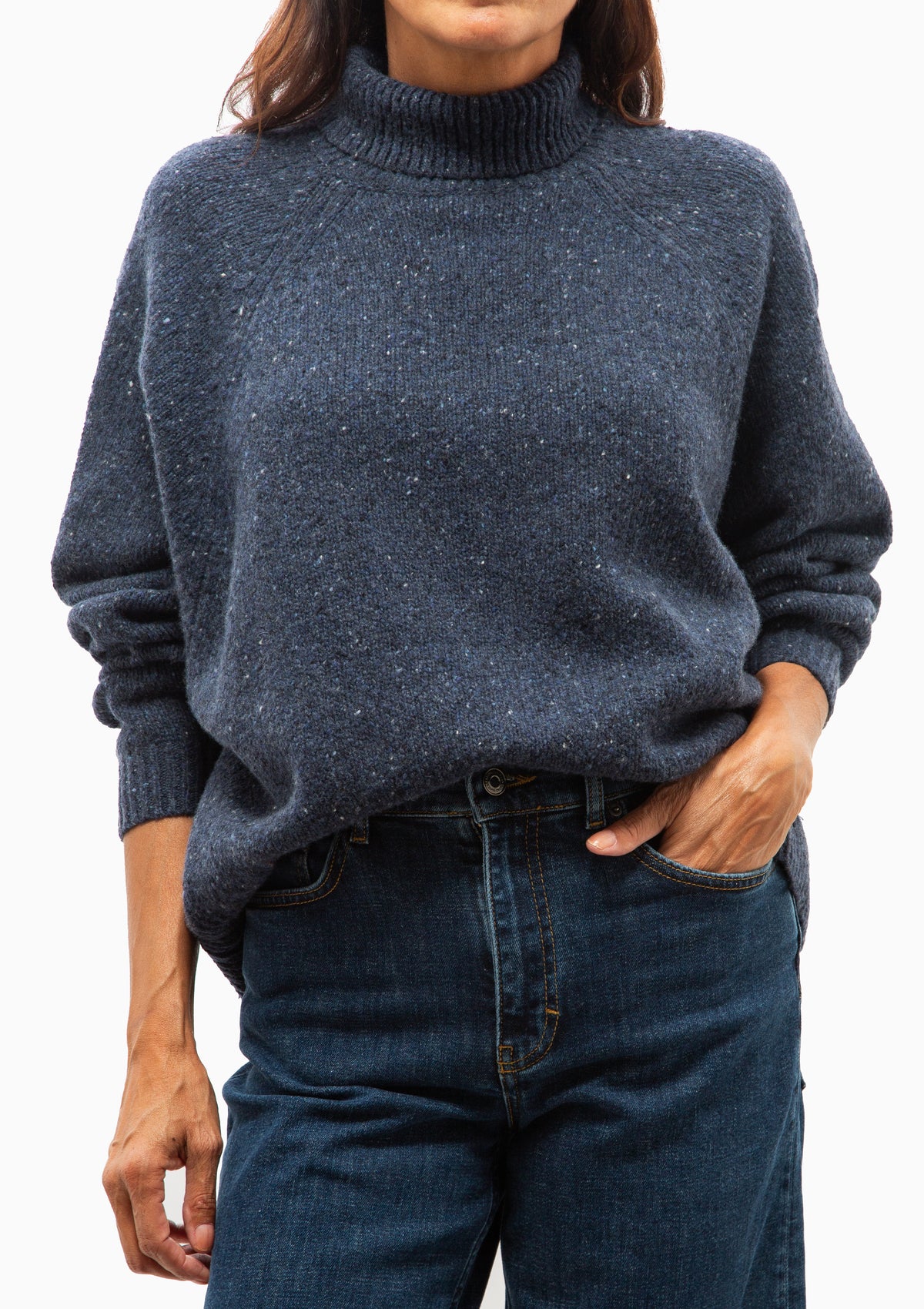 Dotty Pullover | Denim