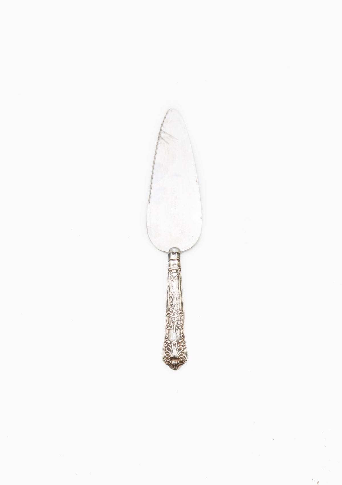 Vintage Kings Pattern Serrated Pie/Cake Server