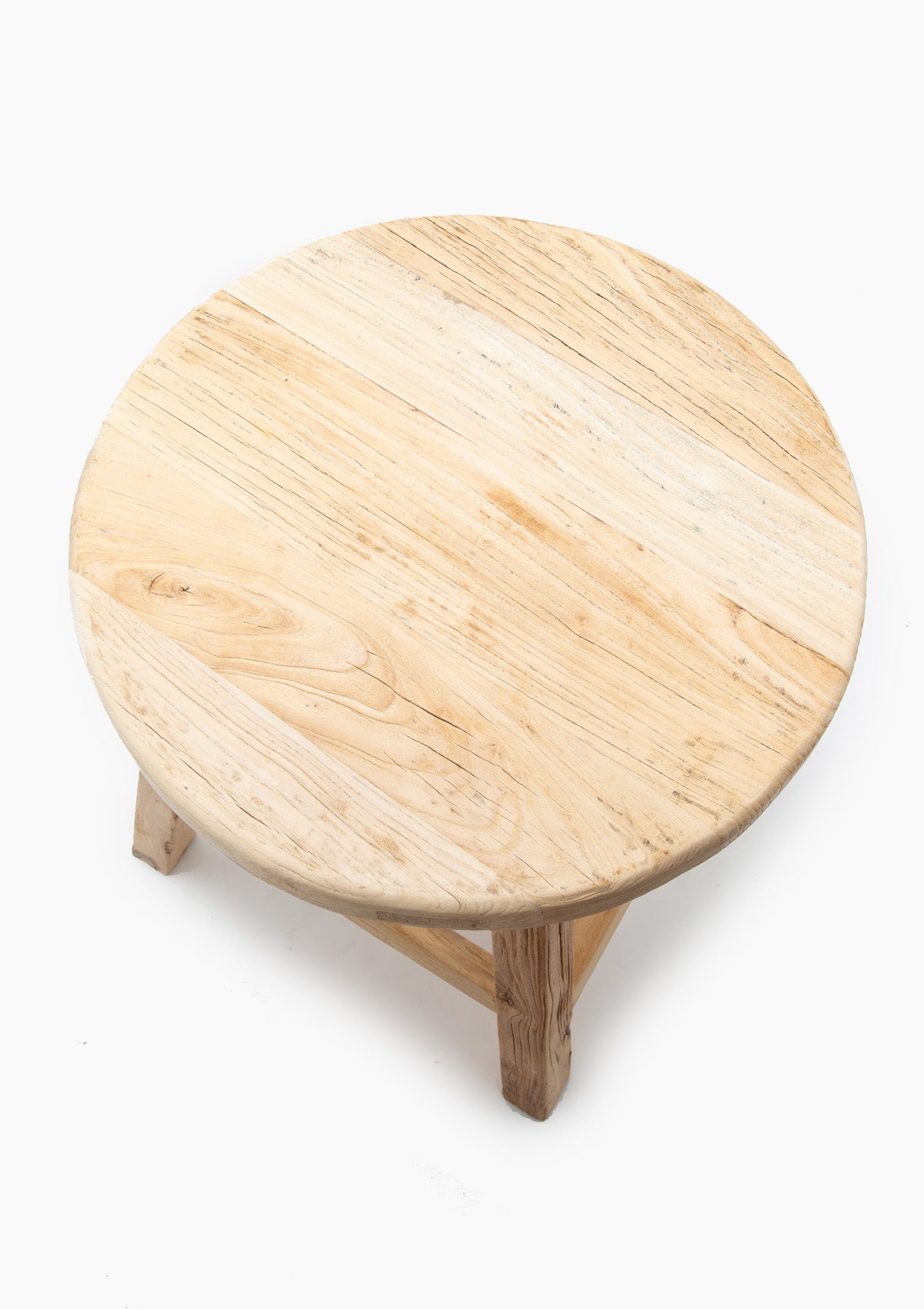 Vintage Round Side Table | 19.5"x19.5"