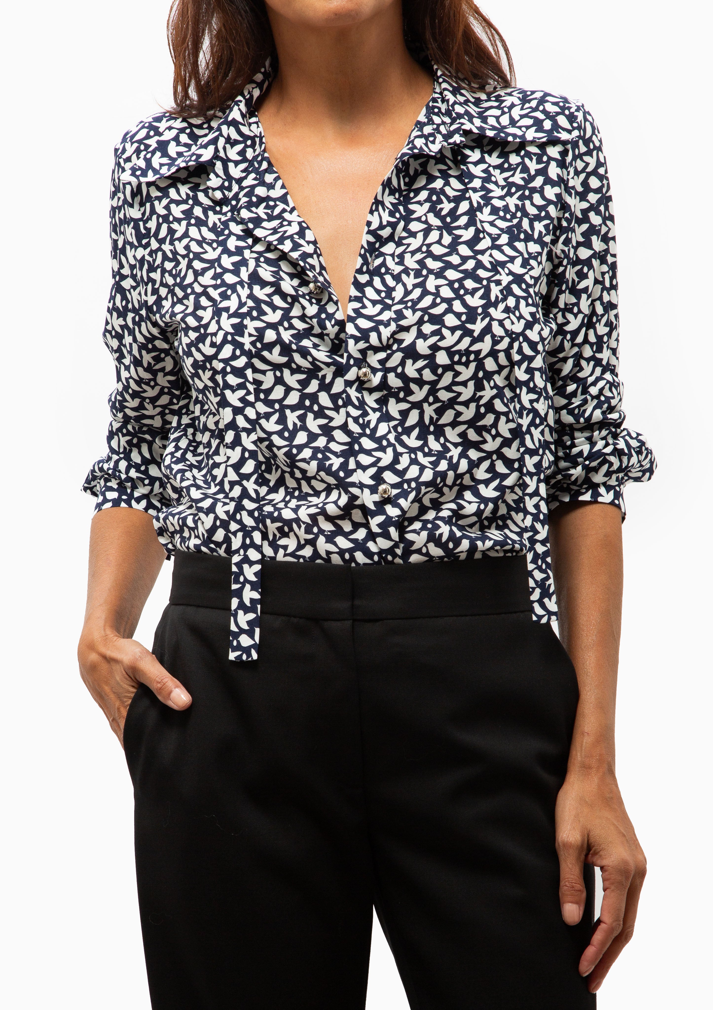 The Academy Blouse II | Midnight Multi