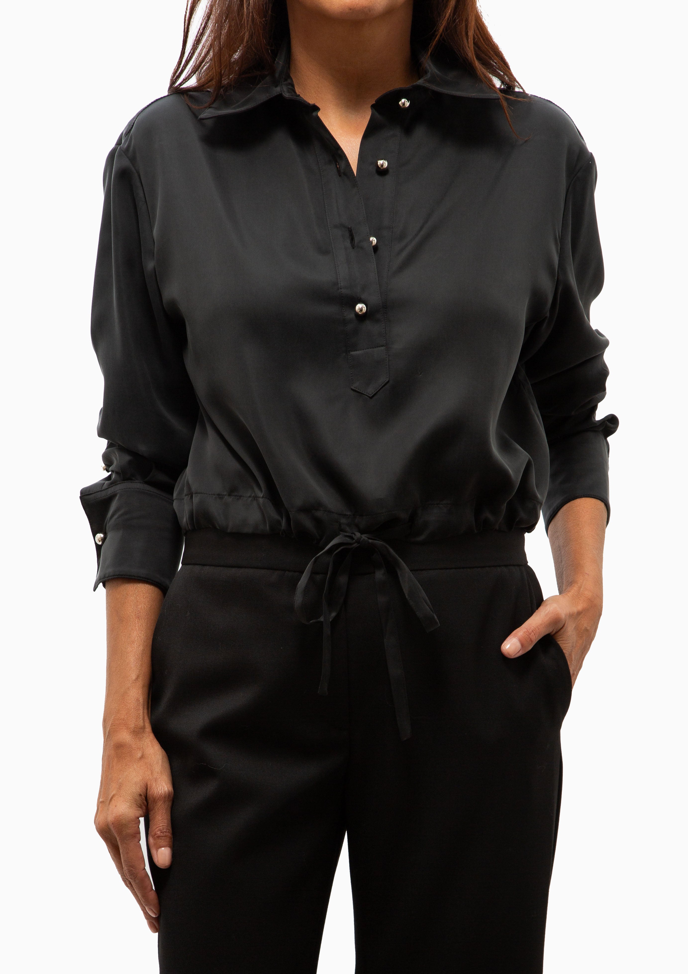 The Crawford Blouse | Black