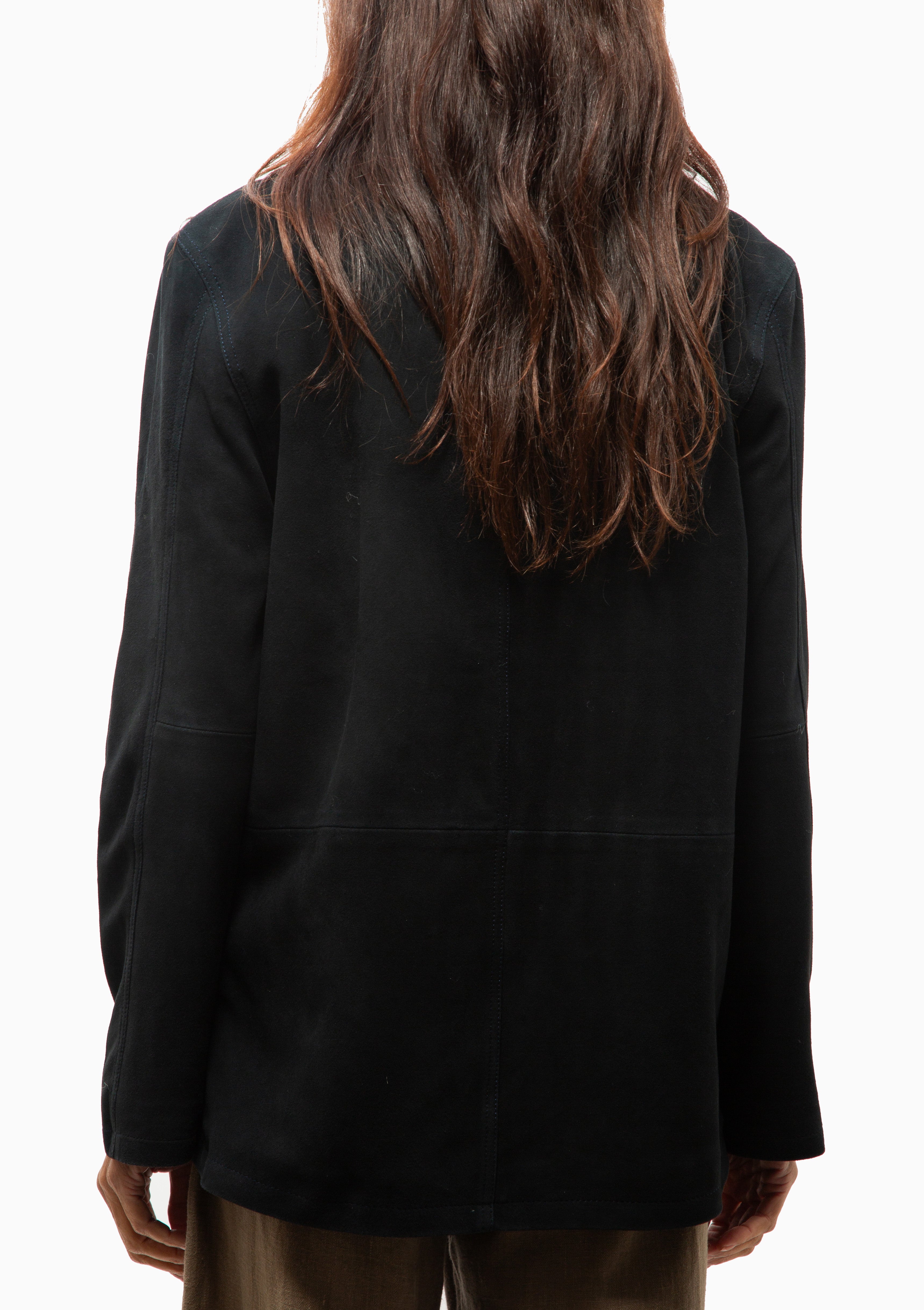 Edha Leather Jacket | Midnight