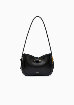 Vigo Shoulder Baguette Bag | Black