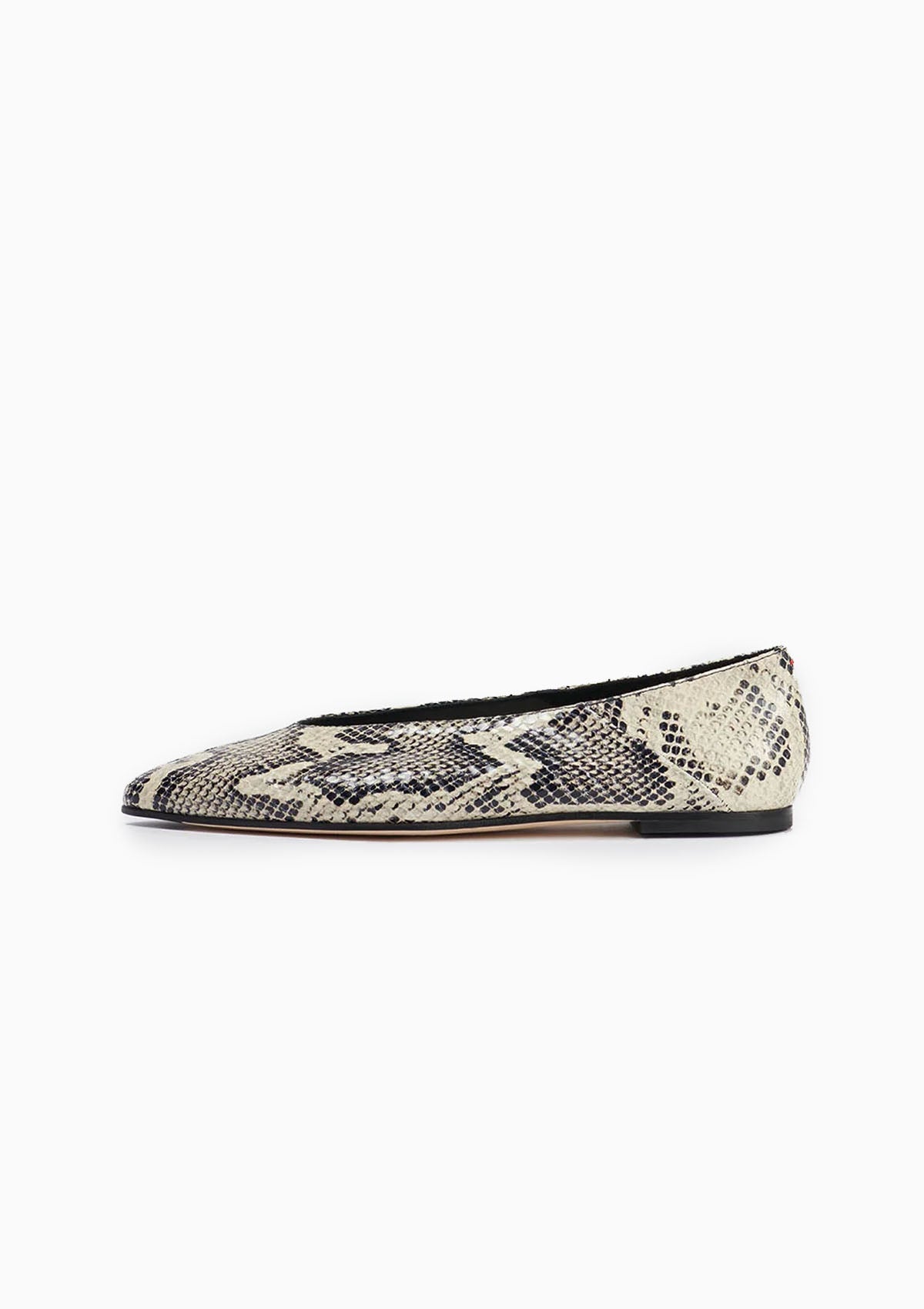 Moa Print Flat | Creamy Snake