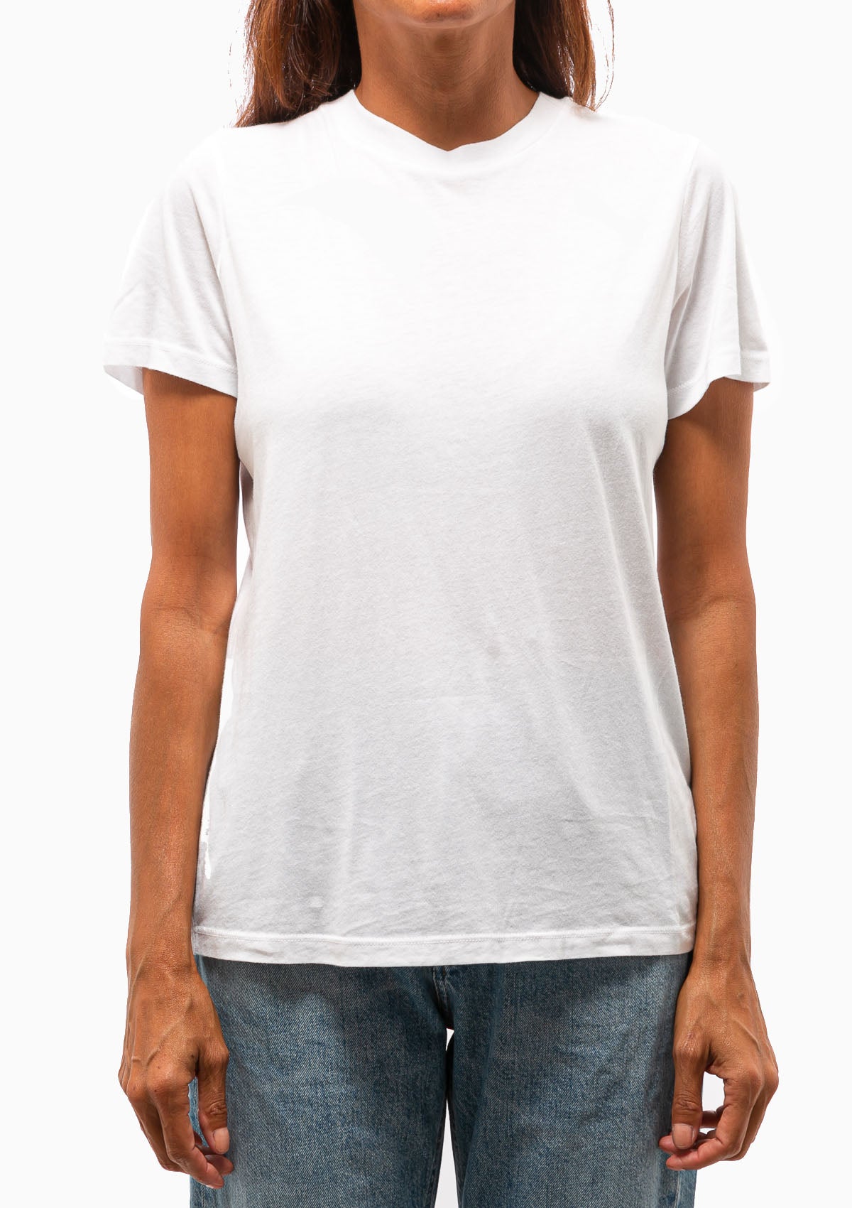 Annise Slim Tee | White