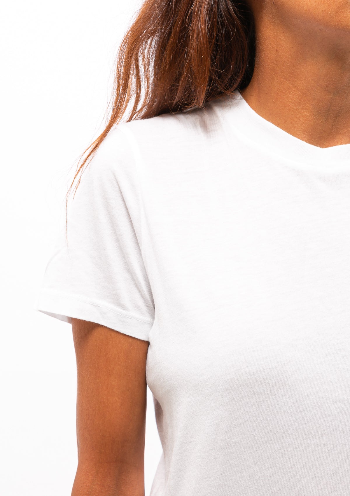 Annise Slim Tee | White