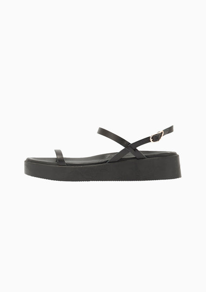 Ancient Greek Sandals Evriali Sandal Black