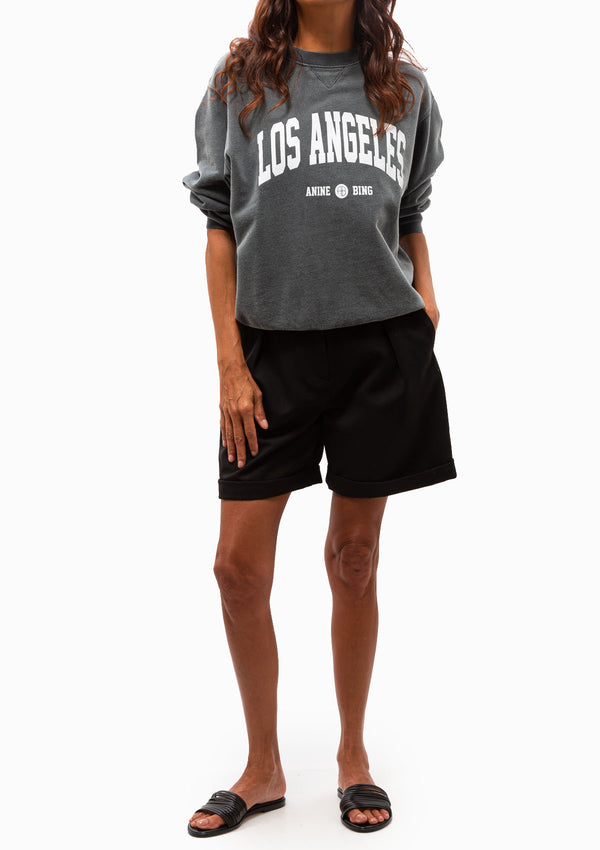 Ramona Sweatshirt Los Angeles | Washed Black