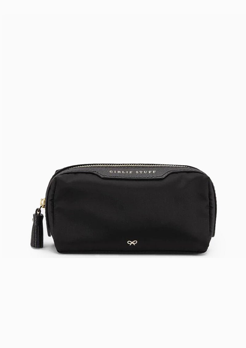 Anya Hindmarch Recycled Nylon & Leather Pencil Case