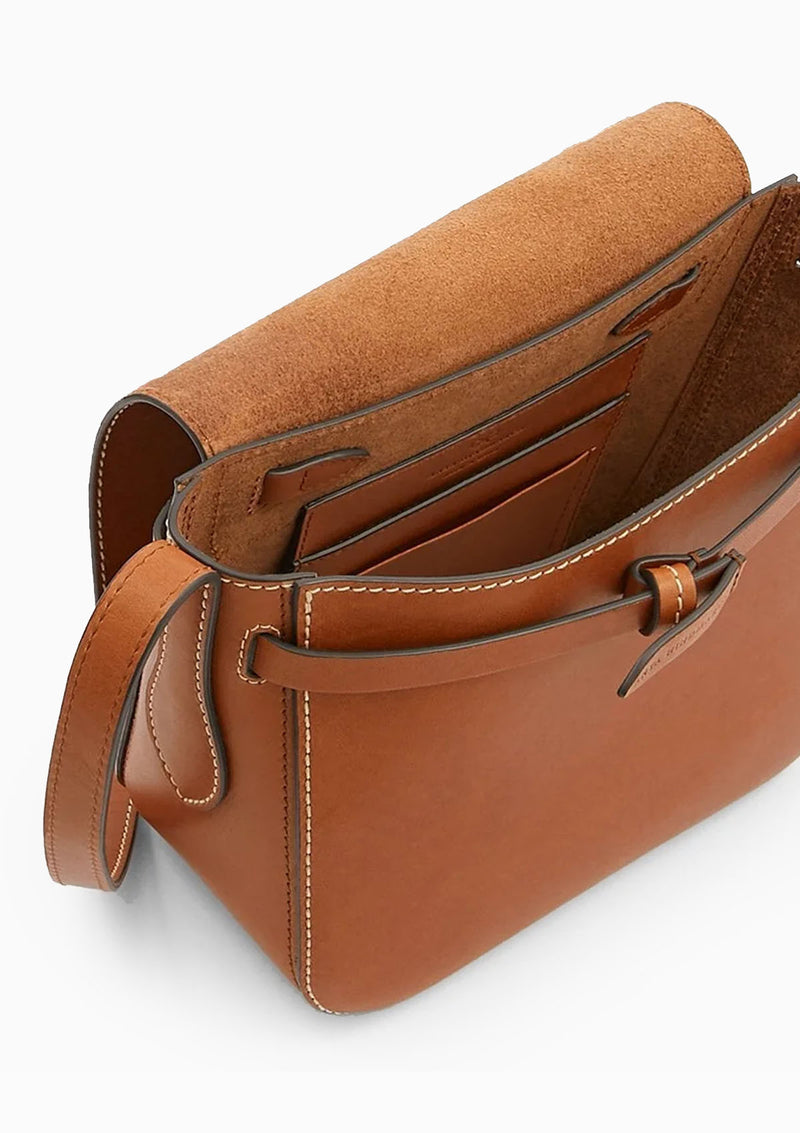 Return to Nature Crossbody Compostable Leather | Tan