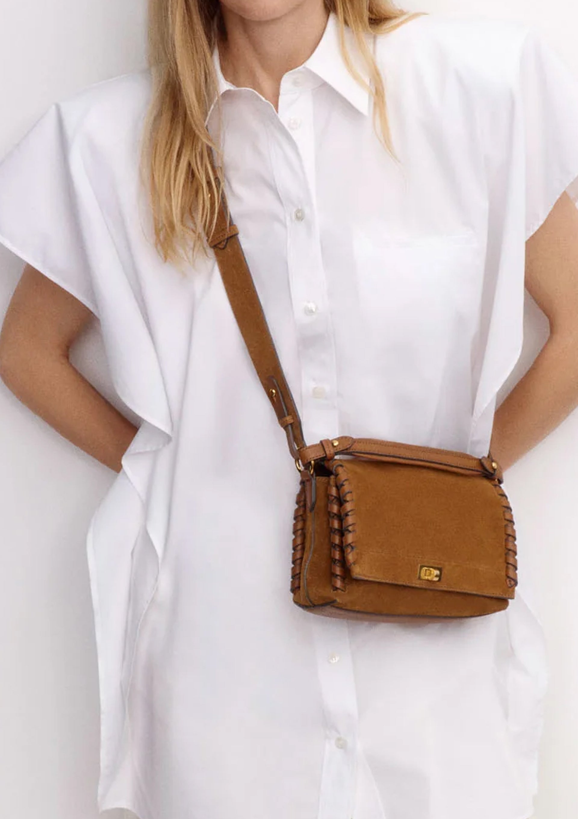 Anya Hindmarch | Mortimer Whipstitch Crossbody | Pecan
