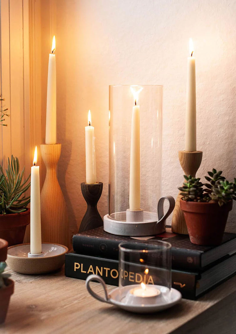Pantry Candlestick | Grey, Small