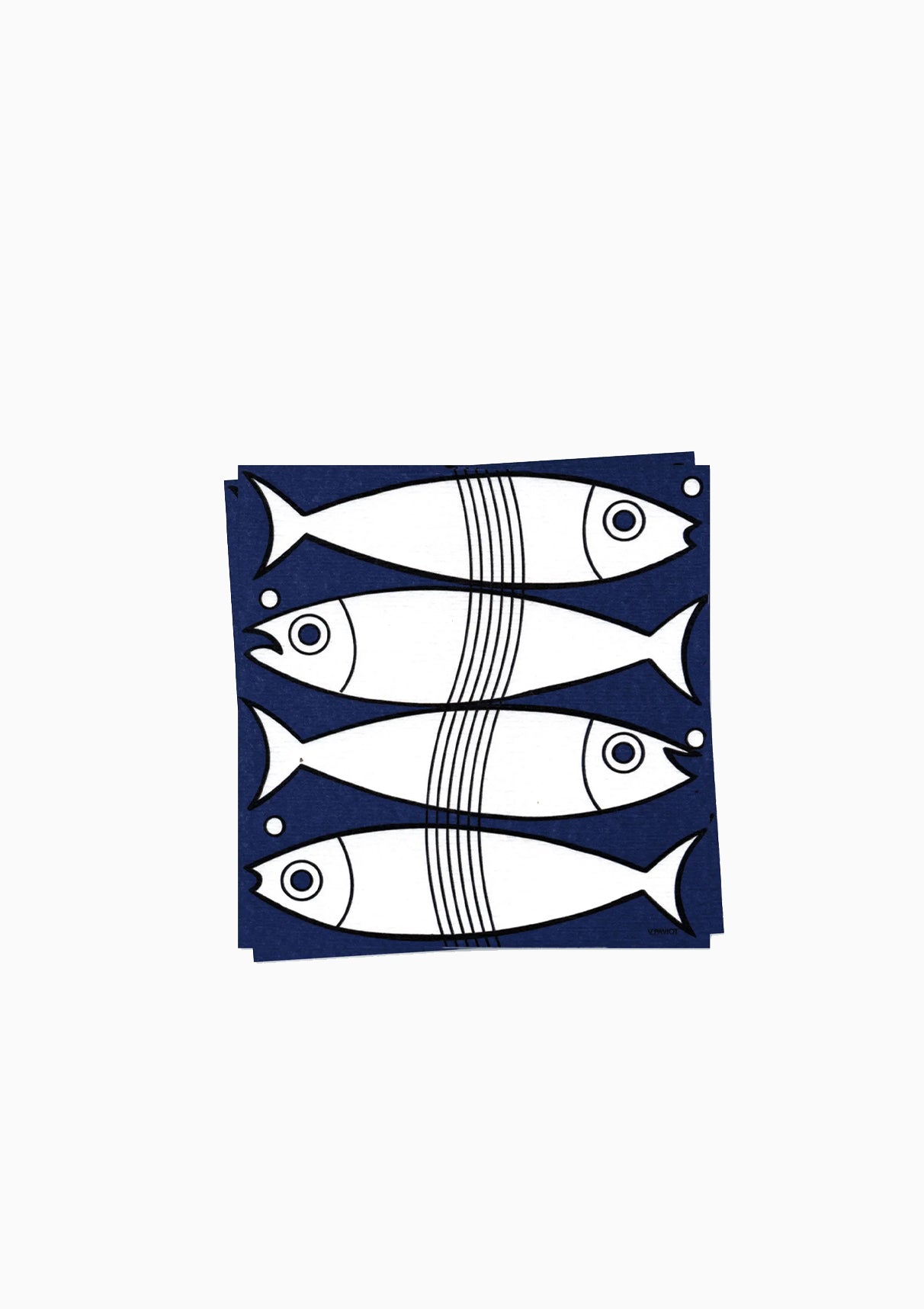 Fish Cocktail Napkin | Pack Of 20