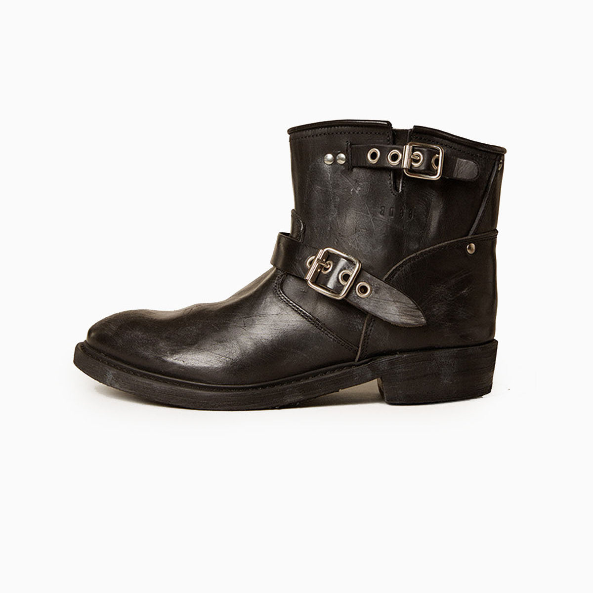Biker Low Boot Black