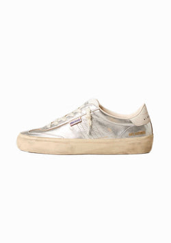 Soul-Star Sneaker Laminated Bio Based Tongue | Silver/White/Milk