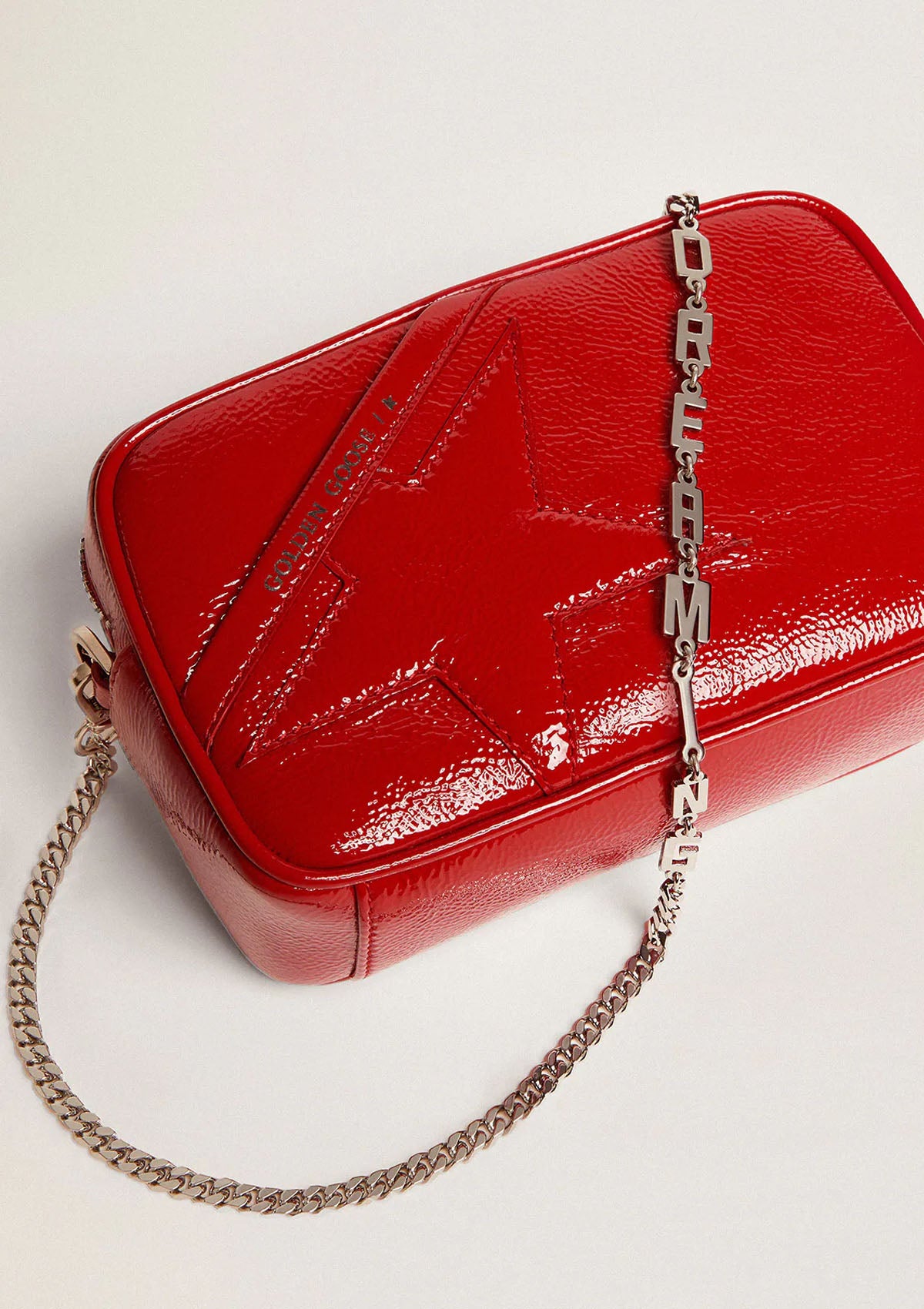 Mini Star Bag Painted Leather | Ruby Red