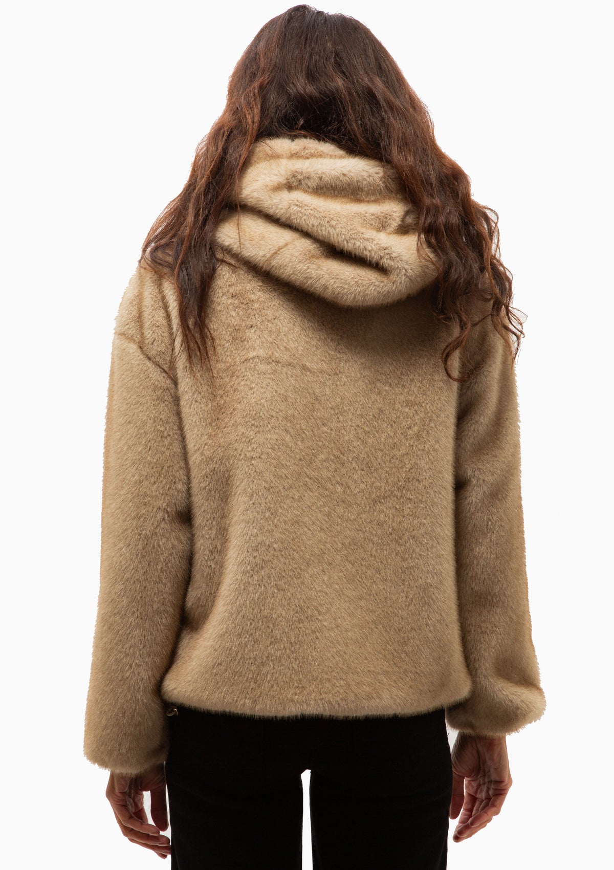 Bomber Jacket In Melange Alternative Mink Fur | Chantilly