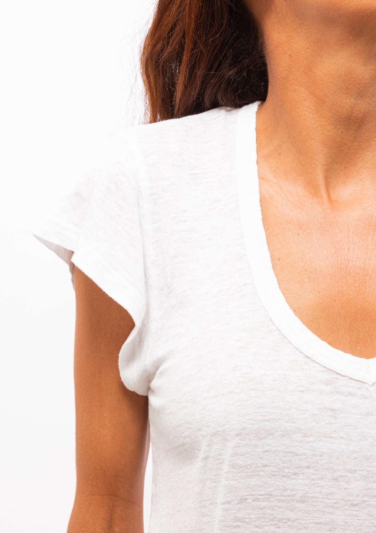 Zankou V-Neck T-Shirt | White