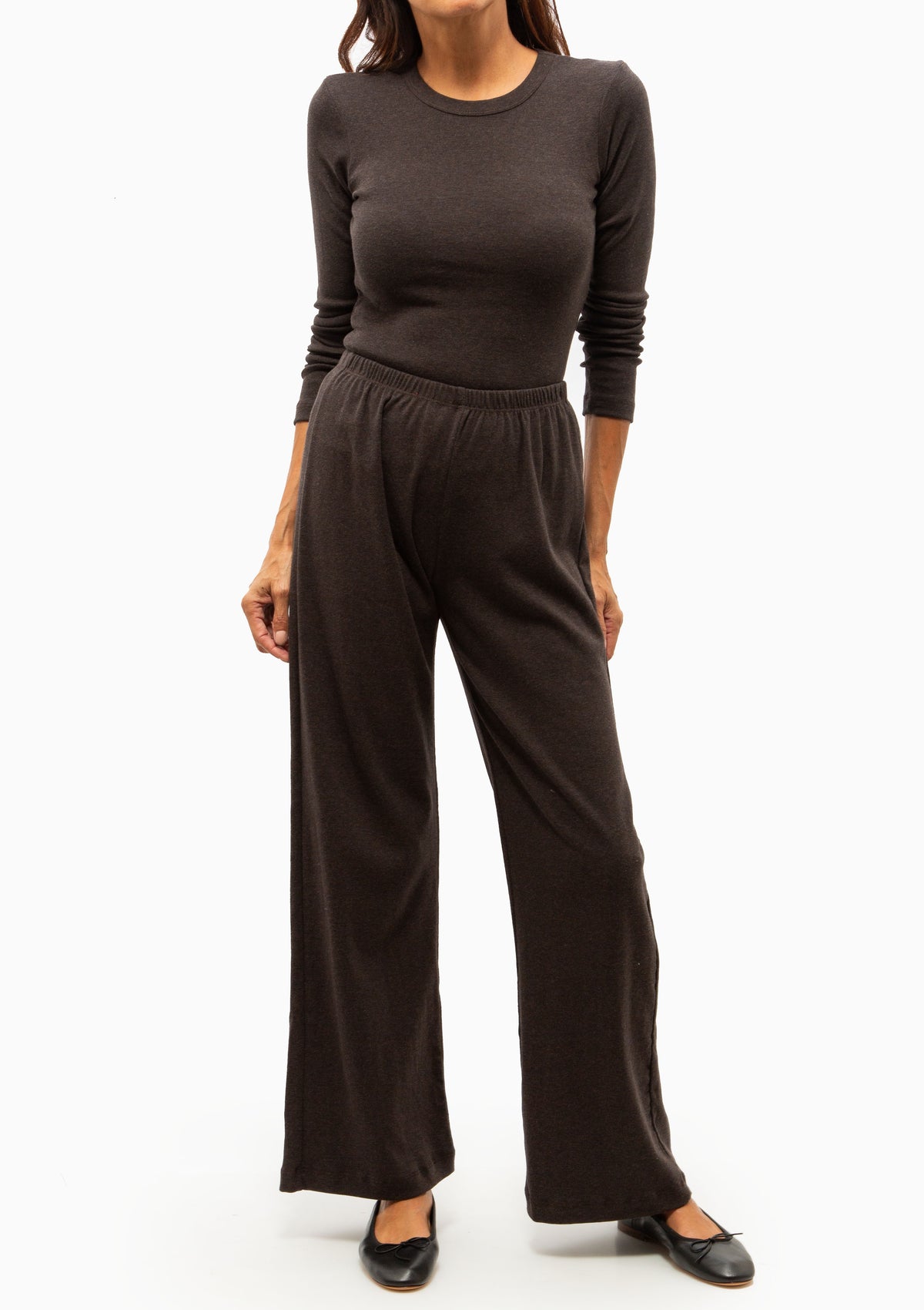 Nando Slim Fit Long Sleeve | Hickory Melange