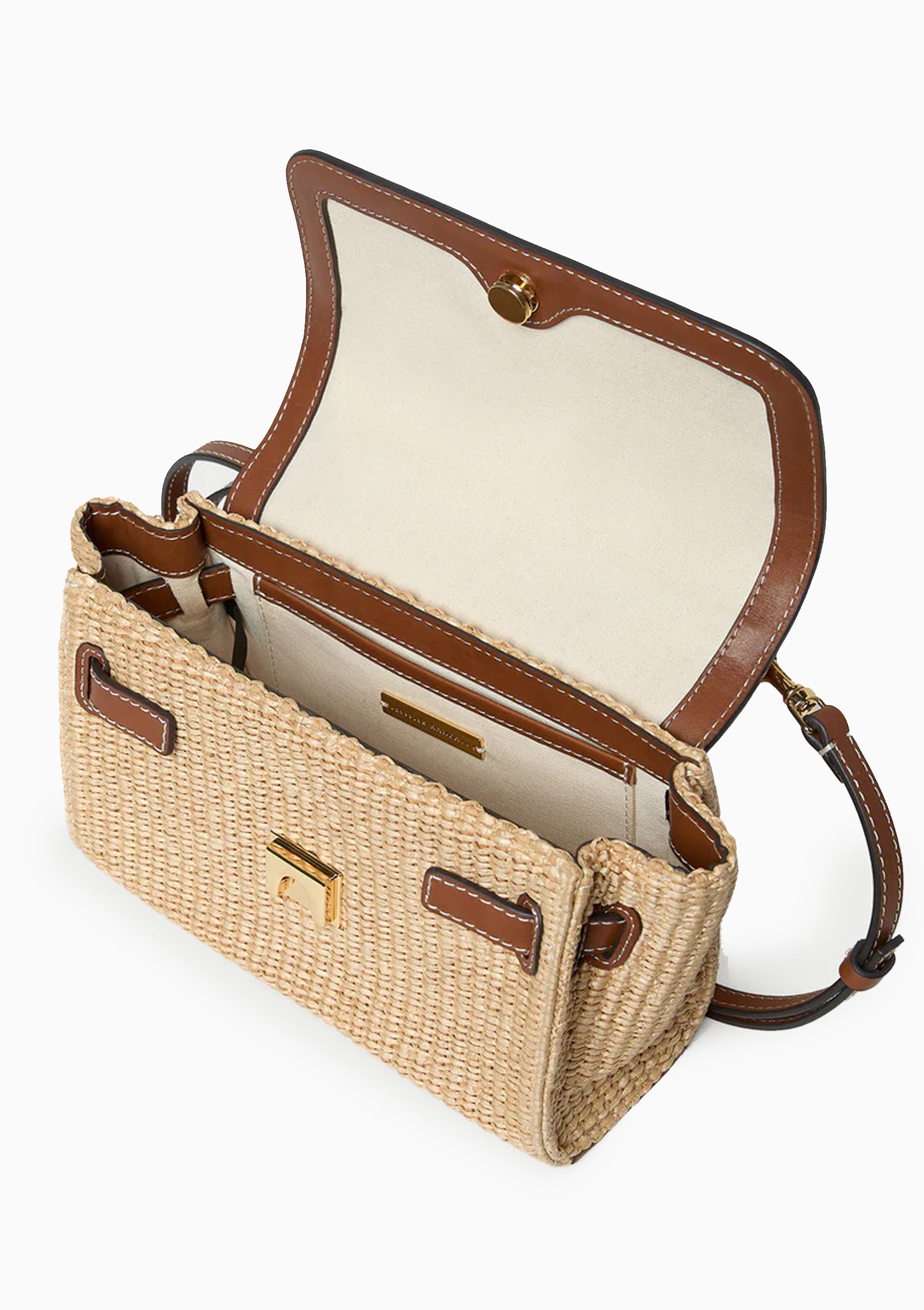 Loeffler Randall | Alexei Loop Belt Crossbody | Natural/Cacao