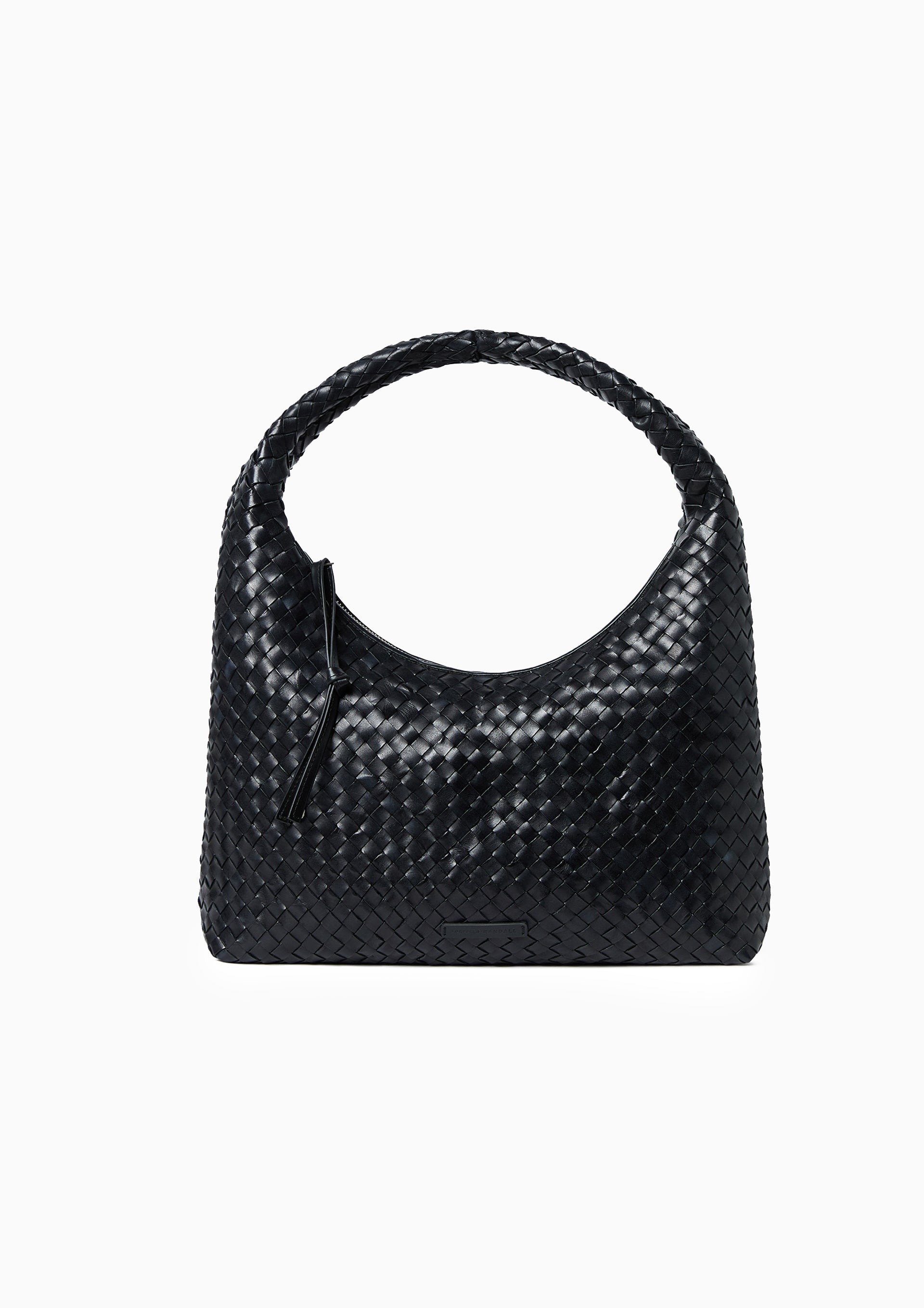 Willow Woven Hobo Bag | Black