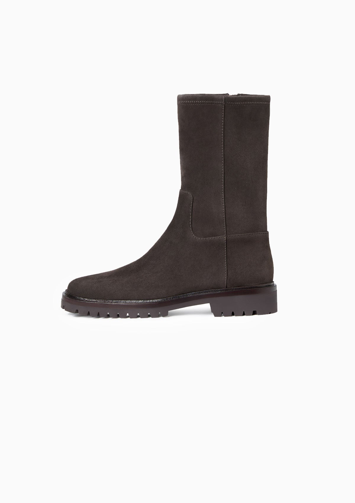 Danny Suede Mid Lug Boot | Brown