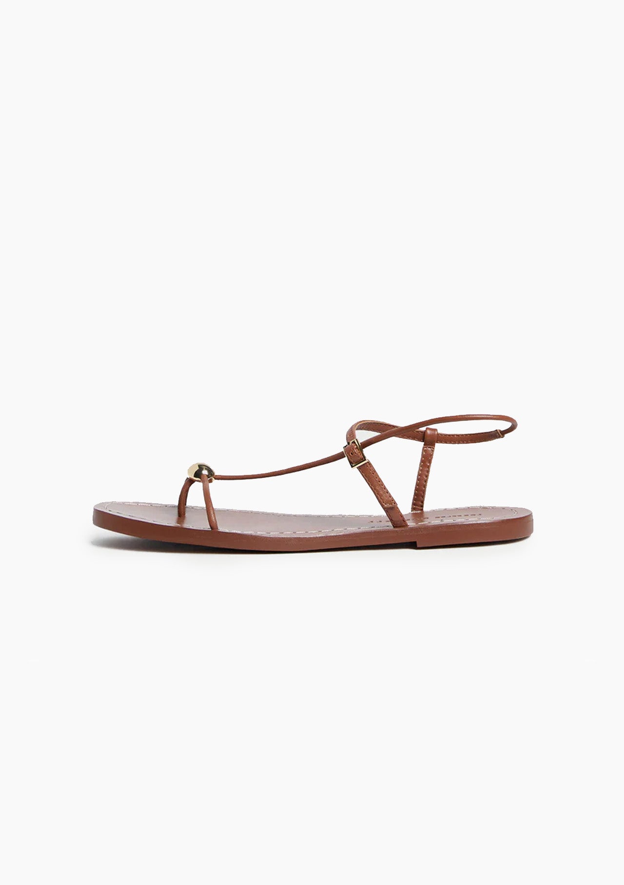 Lara Leather Sandal | Timber