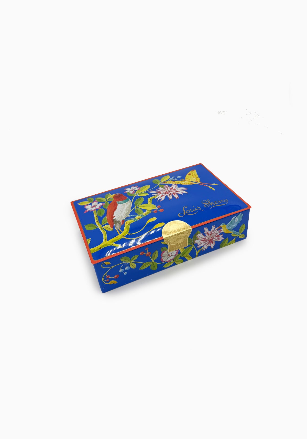 Louis Sherry Chocolates 12-Piece Tin | Howard Harrison Bird & Butterfly