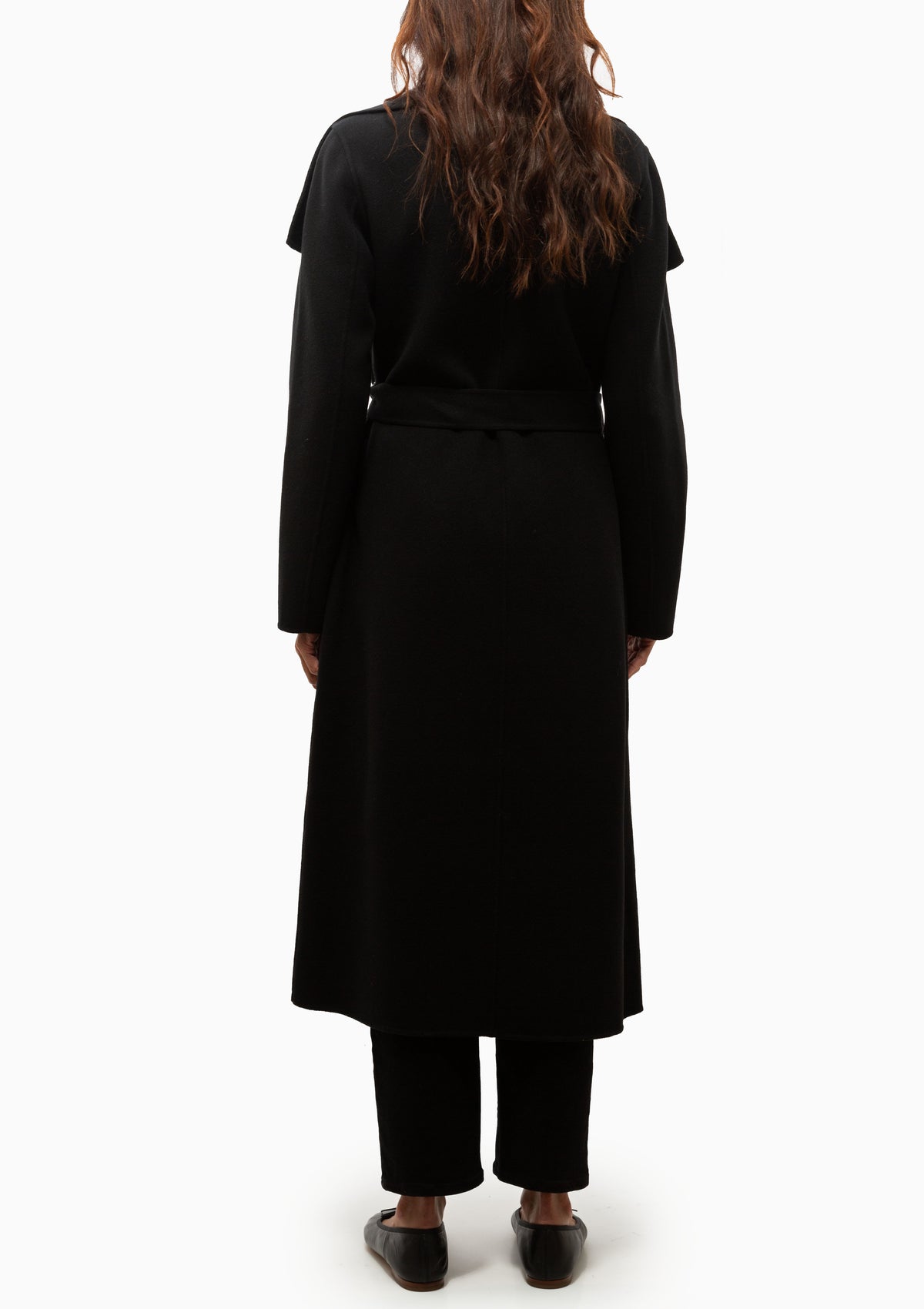 Mai Wrap Coat | Black