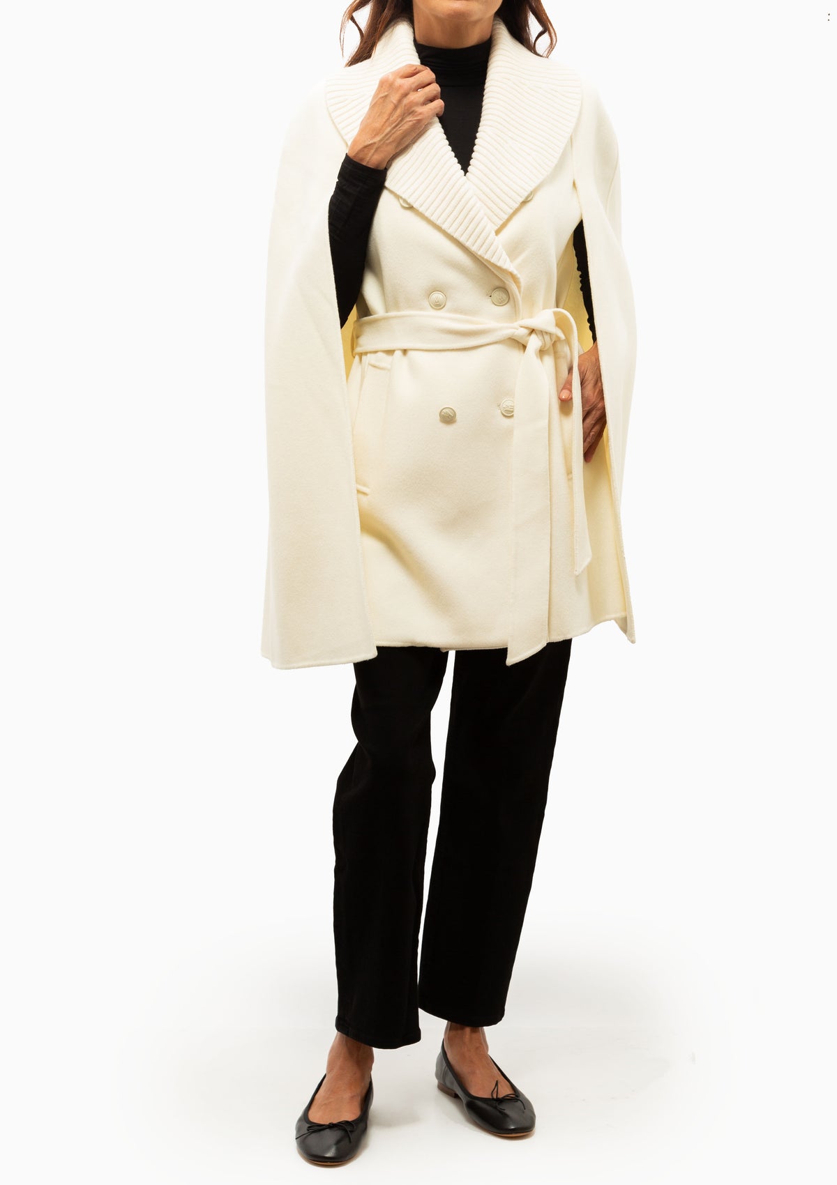 Susie Wool Cape | Cream