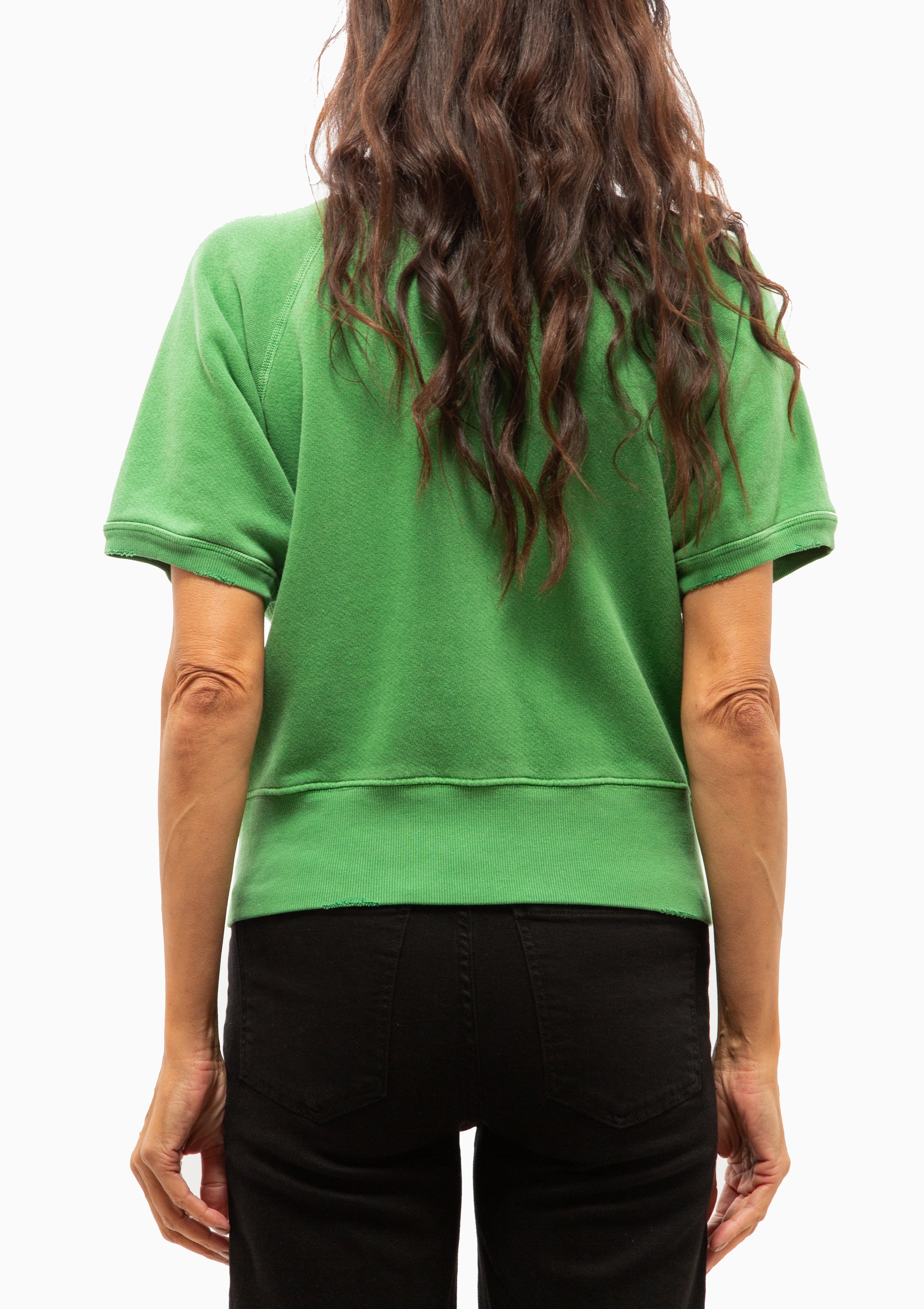 Fleetwood Mac Short Sleeve Sweatshirt | Leaf Green