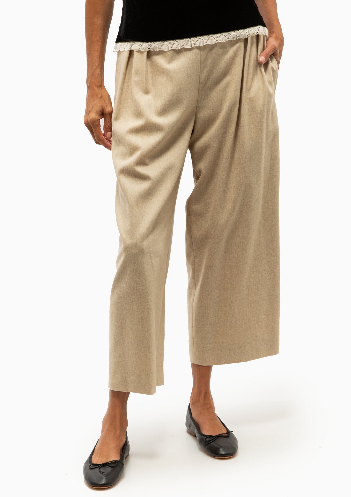 Drawstring Trouser | Oatmeal