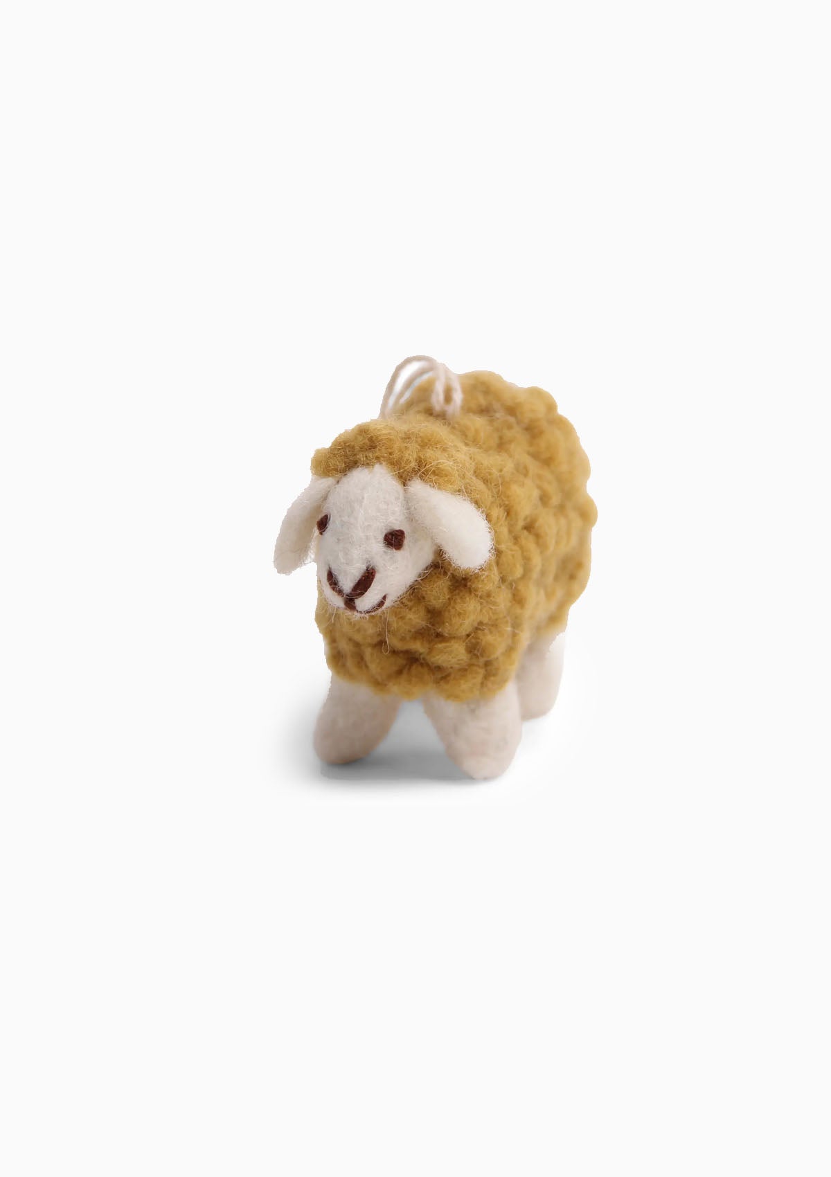 Mini Sheep Ornament | Ochre