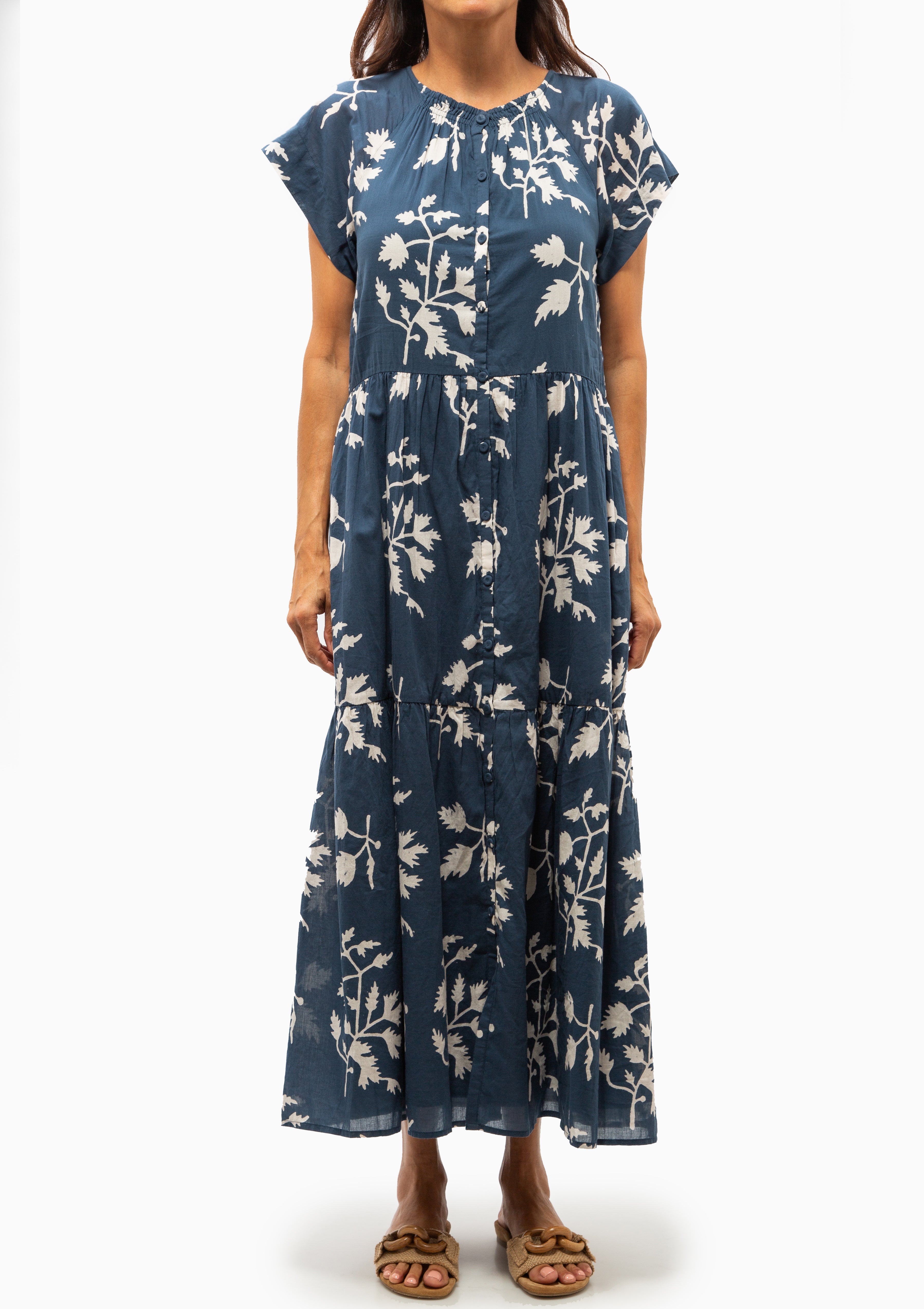 Vienna Maxi Dress | Navy Fig